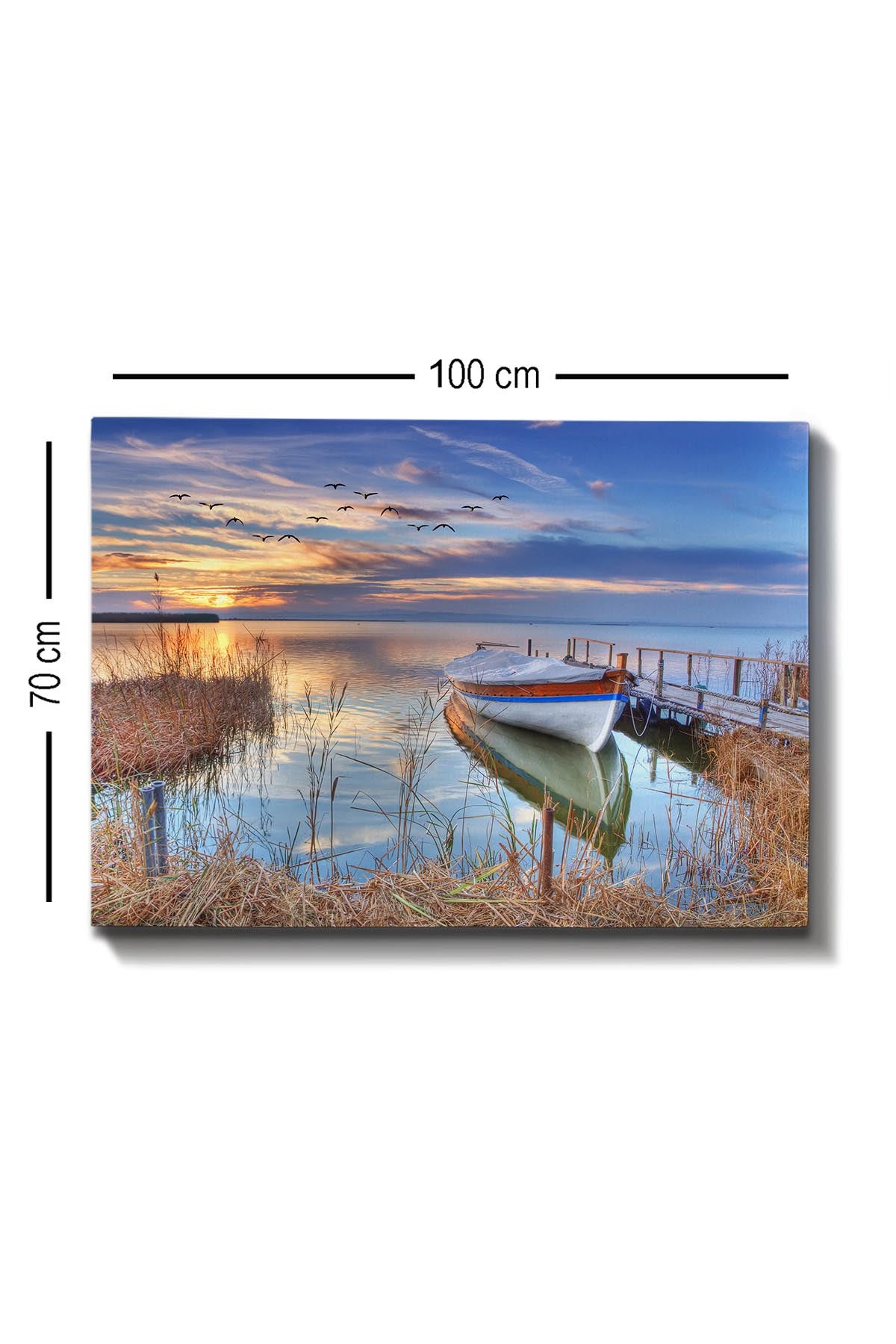 Kanvas Tablo (70 x 100) Bild - Mehrfarbig in Mehrfarbig präsentiert im Onlineshop von KAQTU Design AG. Bild ist von Wallity
