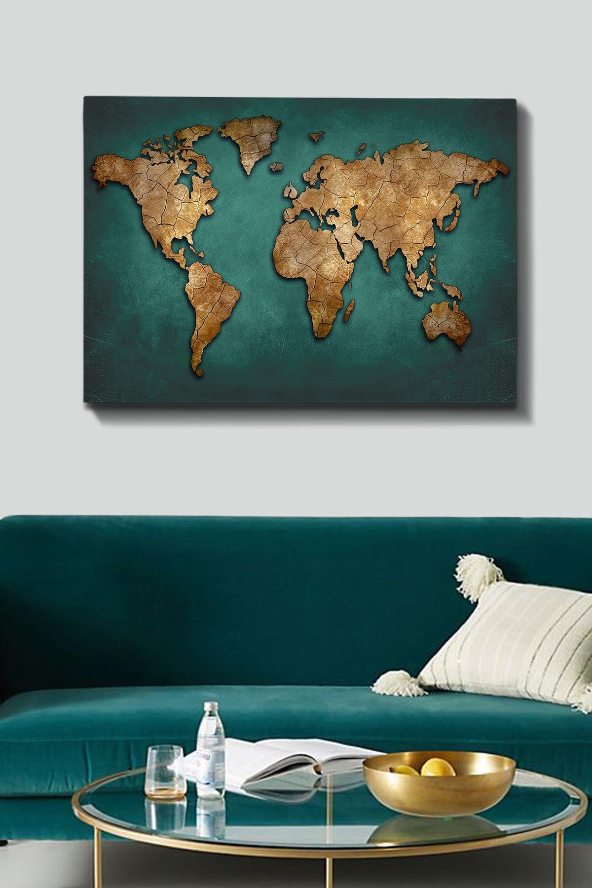 Kanvas Tablo (70 x 100) Bild - Mehrfarbig in Mehrfarbig präsentiert im Onlineshop von KAQTU Design AG. Bild ist von Wallity