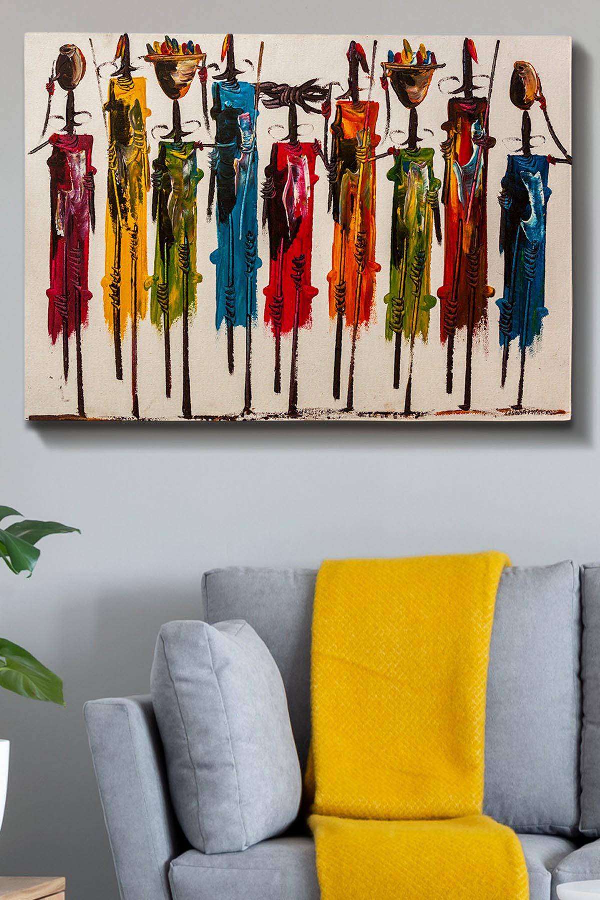 Kanvas Tablo (70 x 100) - 125 in Mehrfarbig präsentiert im Onlineshop von KAQTU Design AG. Bild ist von Wallity