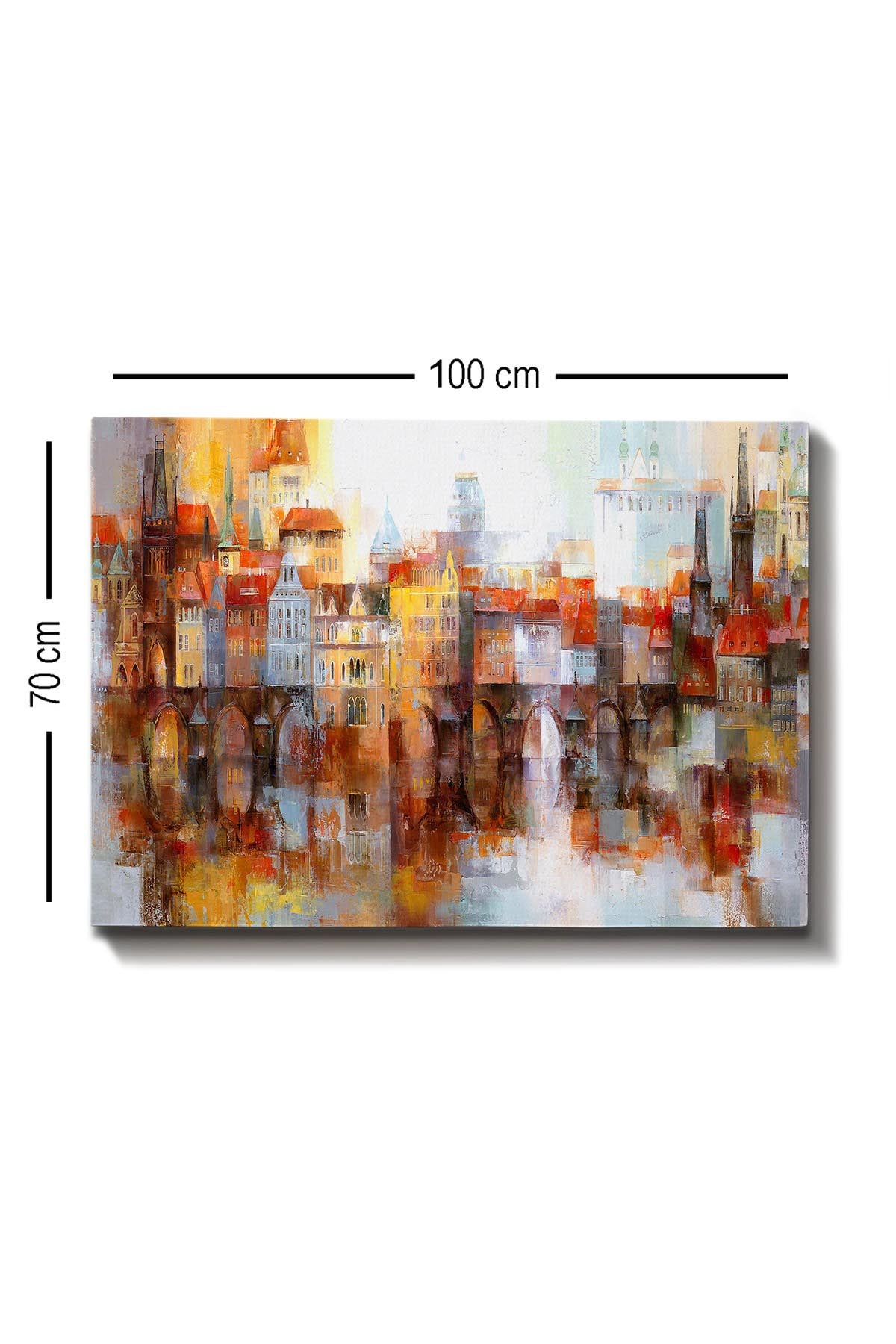 Kanvas Tablo (70 x 100) Bild - Mehrfarbig in Mehrfarbig präsentiert im Onlineshop von KAQTU Design AG. Bild ist von Wallity