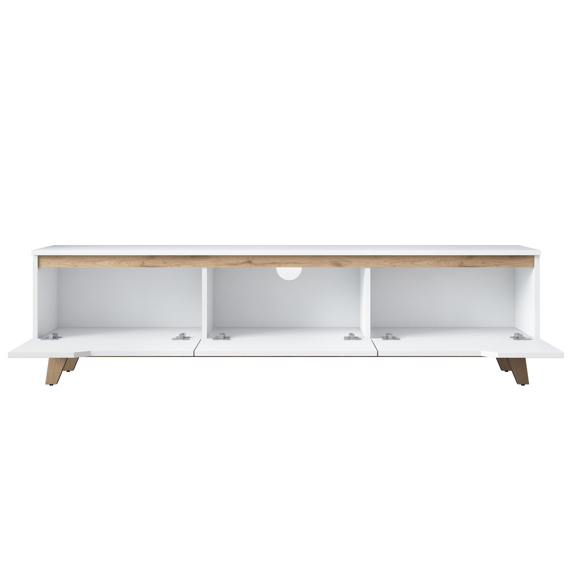 D1 - 2472 in Weisser Walnuss präsentiert im Onlineshop von KAQTU Design AG. Sideboard ist von Hanah Home