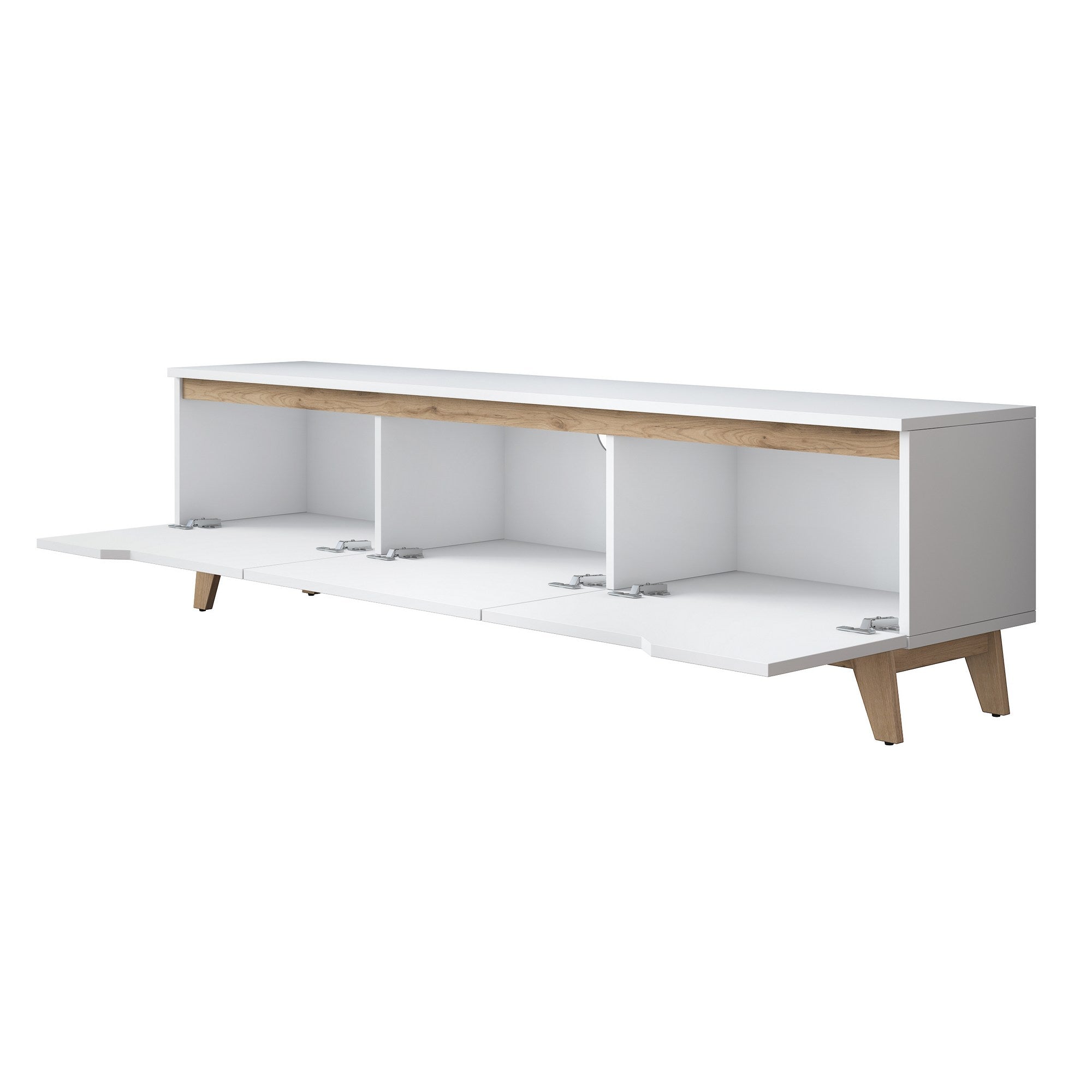 D1 - 2472 in Weisser Walnuss präsentiert im Onlineshop von KAQTU Design AG. Sideboard ist von Hanah Home