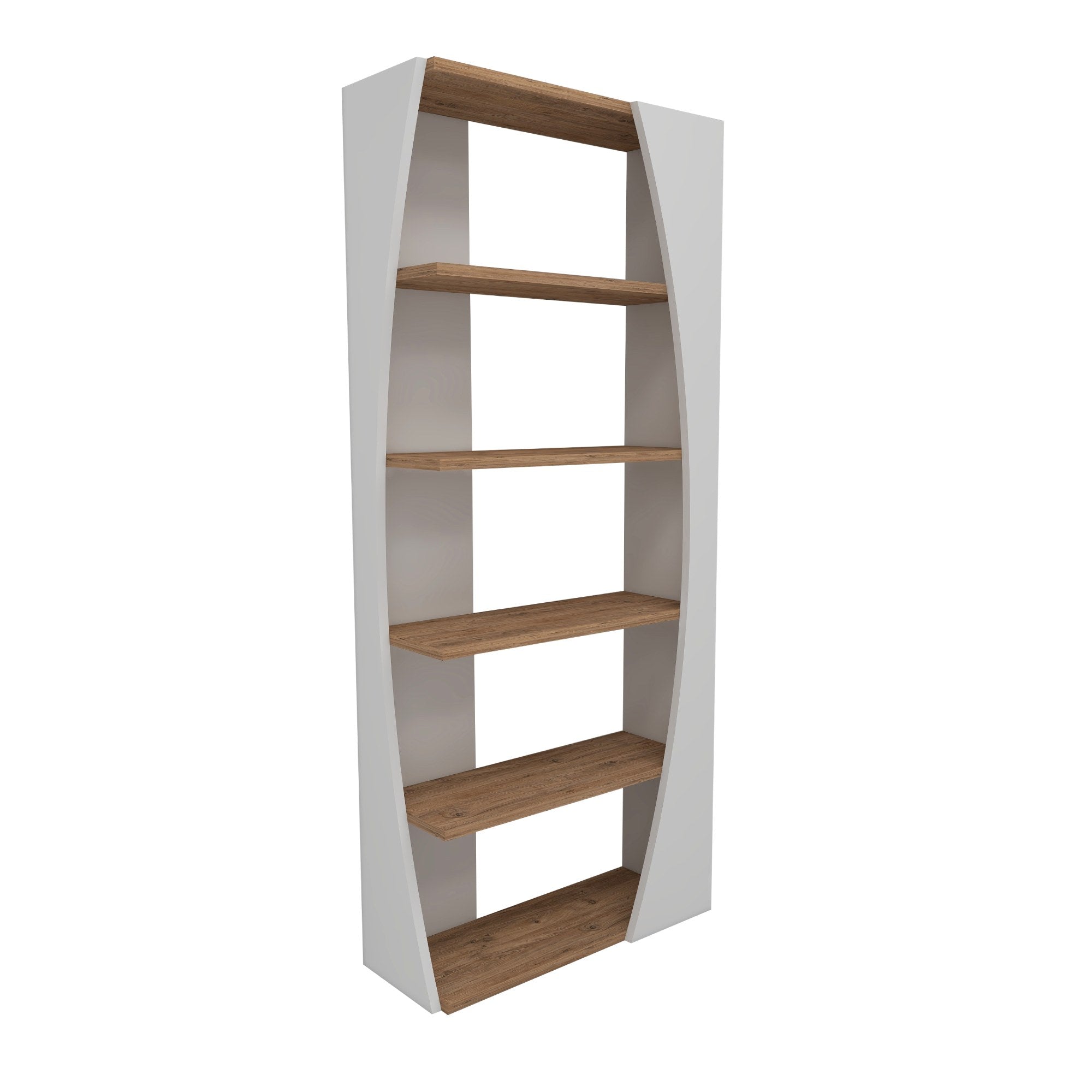 Selge - Atlantic Pine, White in Atlantische Kiefer Weiss präsentiert im Onlineshop von KAQTU Design AG. Bücherregal ist von Hanah Home