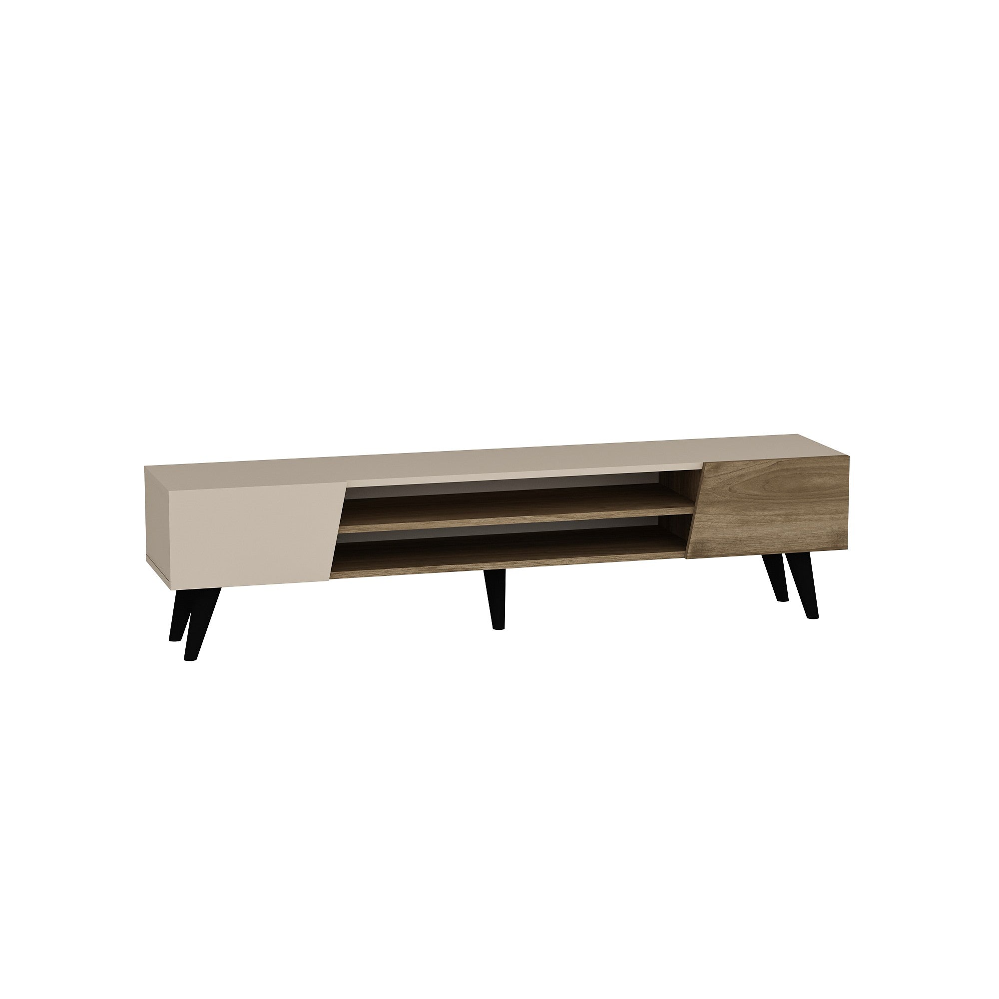 Clark in Walnuss
 Beige präsentiert im Onlineshop von KAQTU Design AG. Sideboard ist von Hanah Home