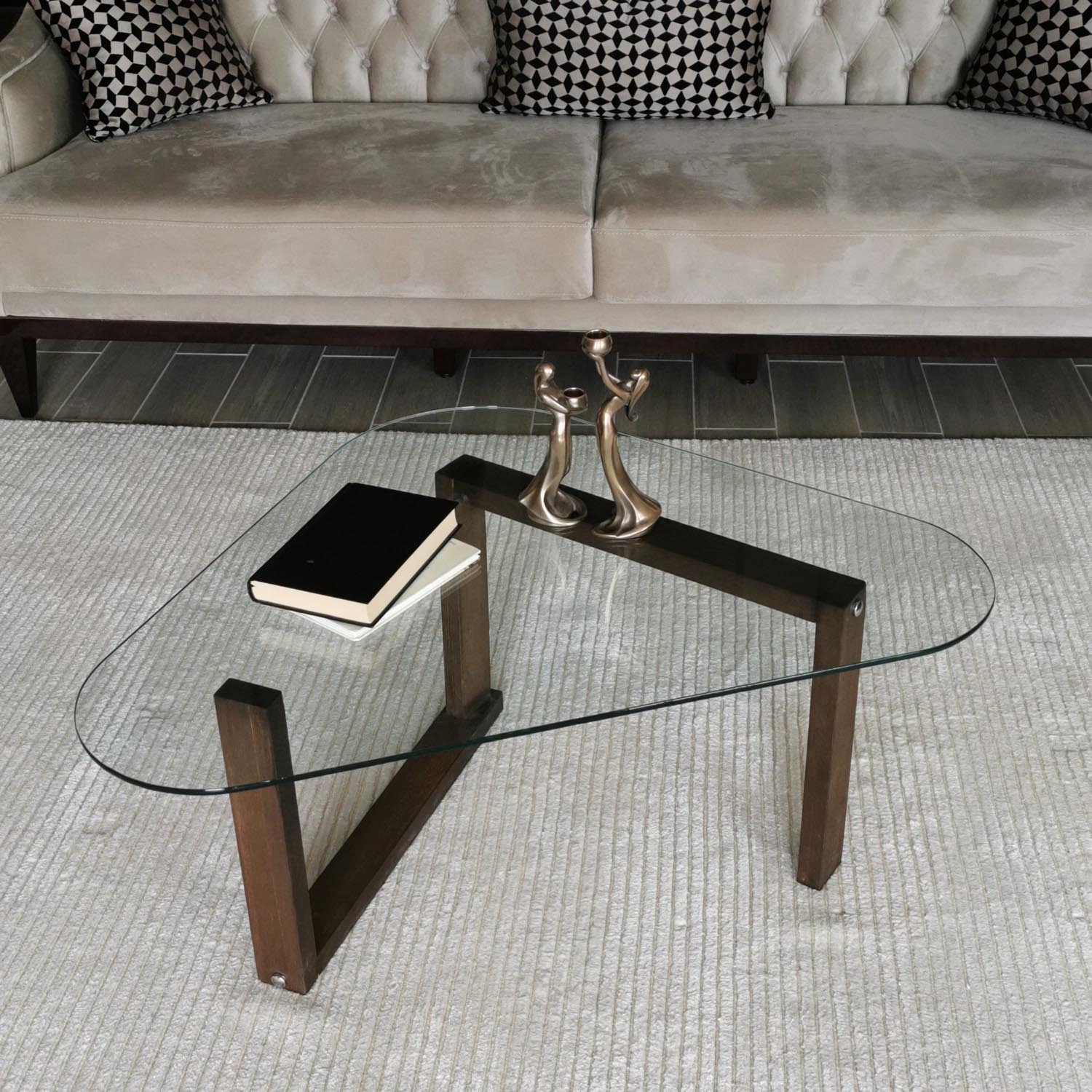 Cam Orta Sehpa S302 in Walnuss präsentiert im Onlineshop von KAQTU Design AG. Beistelltisch ist von Hanah Home