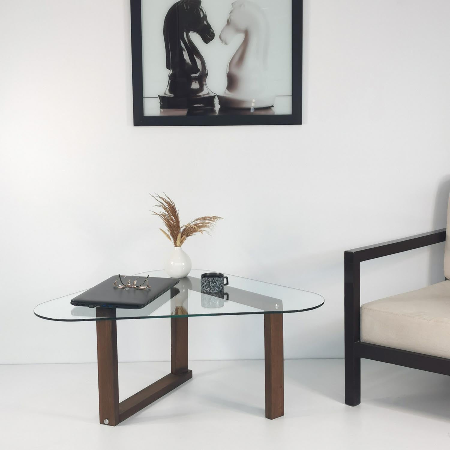Cam Orta Sehpa S302 in Walnuss präsentiert im Onlineshop von KAQTU Design AG. Beistelltisch ist von Hanah Home