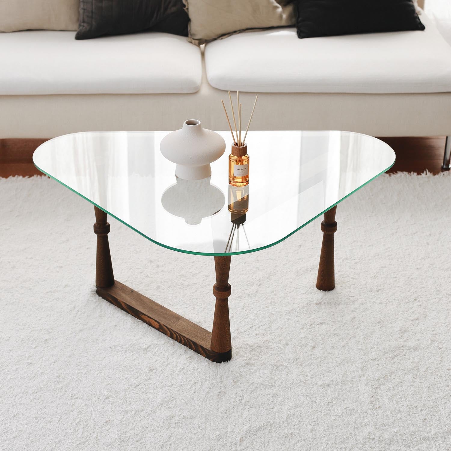 Cam Orta Sehpa S303 in Walnuss präsentiert im Onlineshop von KAQTU Design AG. Beistelltisch ist von Hanah Home