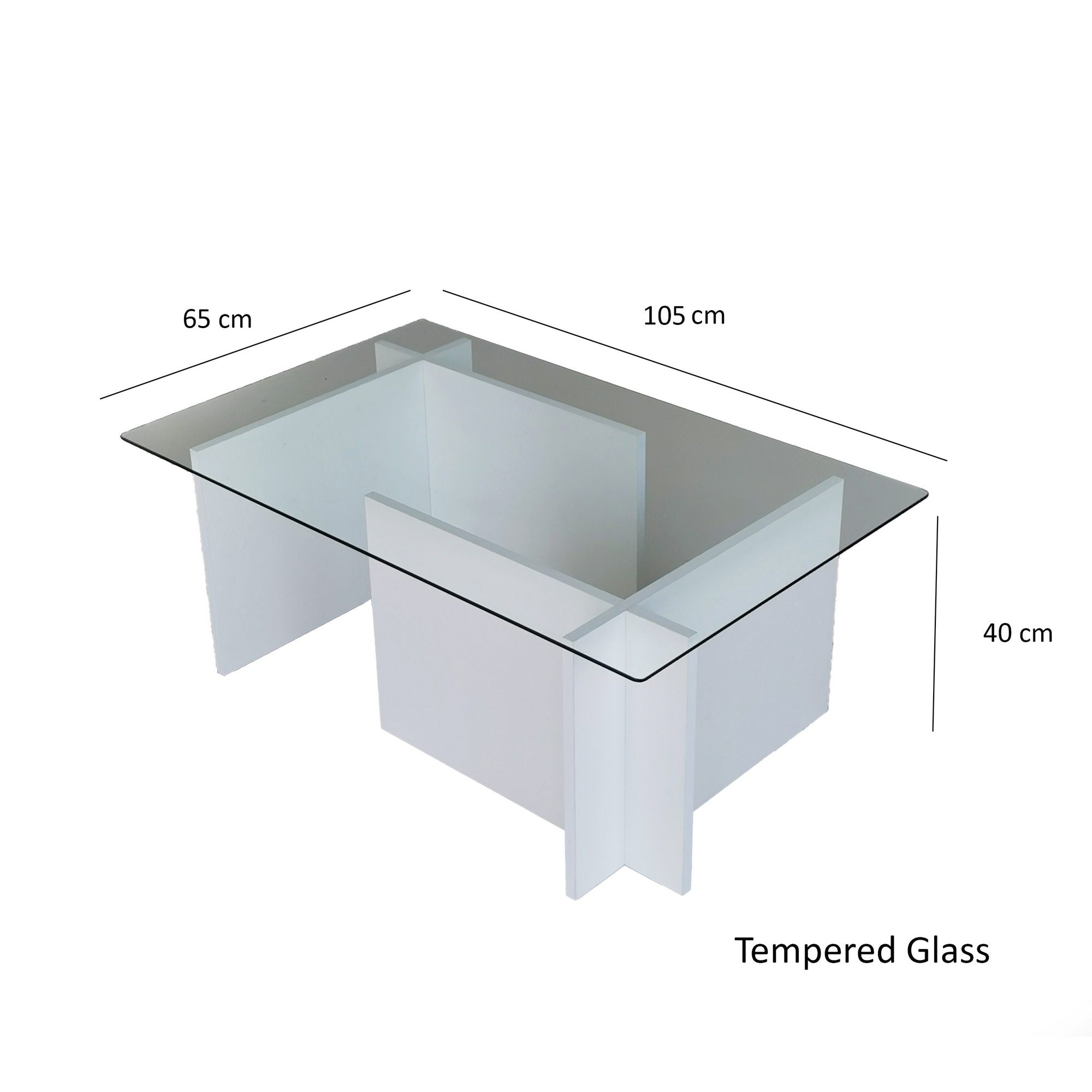Escape - White in Weiss präsentiert im Onlineshop von KAQTU Design AG. Beistelltisch ist von Hanah Home