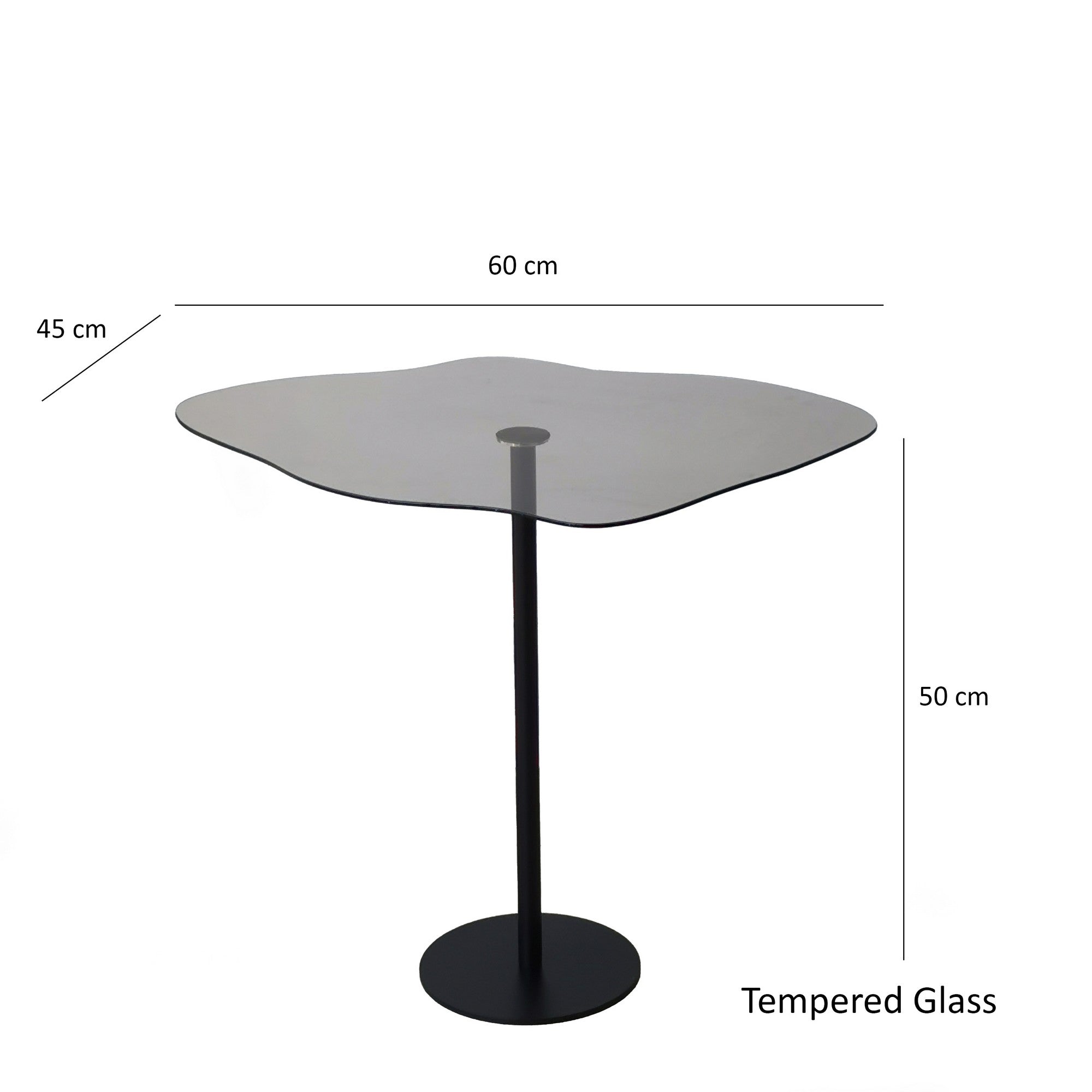 Dior - Black in Schwarz präsentiert im Onlineshop von KAQTU Design AG. Beistelltisch ist von Hanah Home
