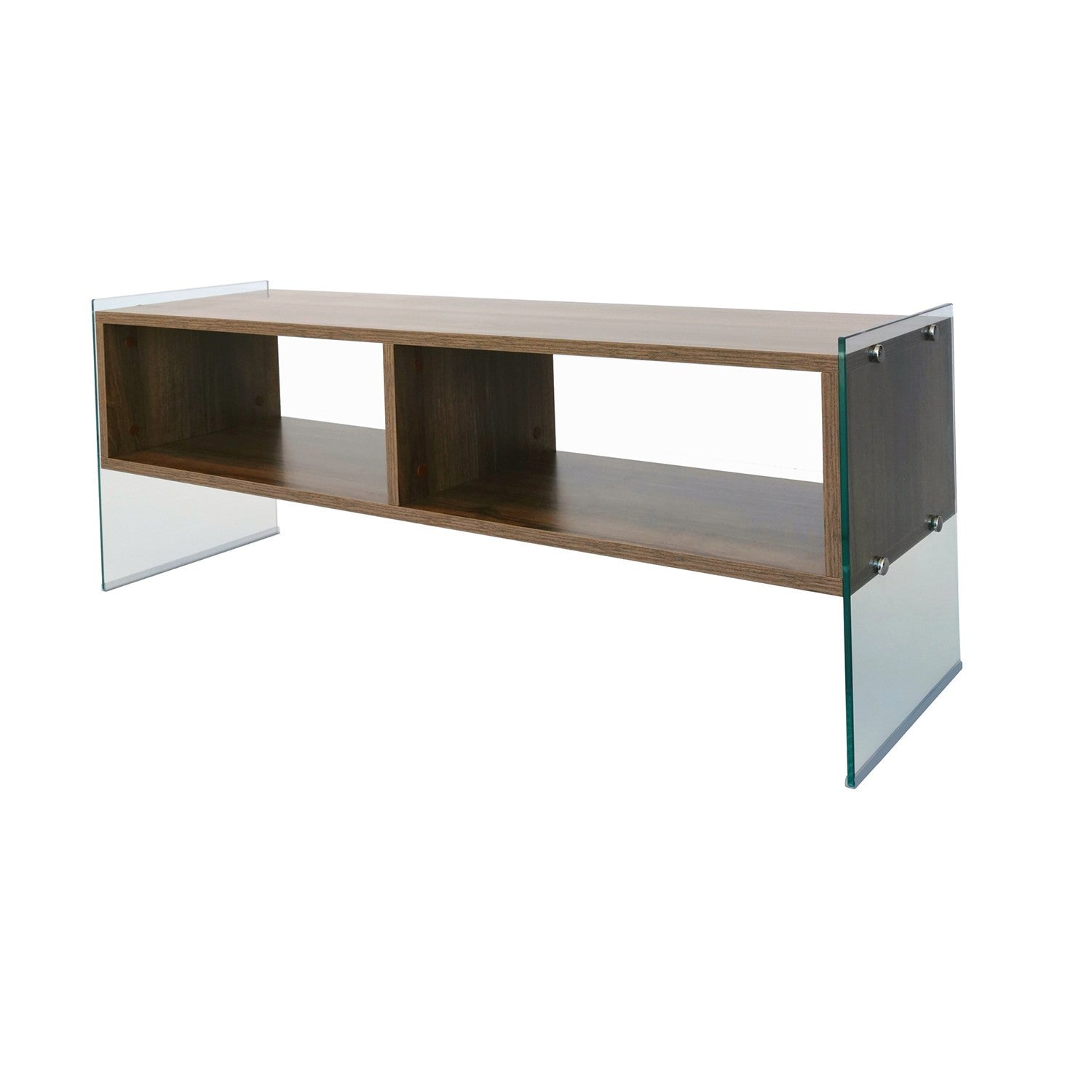 TV404 in Walnuss präsentiert im Onlineshop von KAQTU Design AG. Sideboard ist von Hanah Home