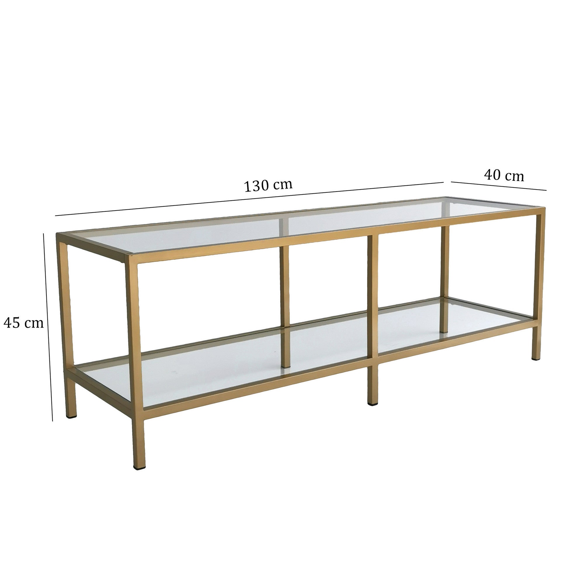 Basic Gold TV501 in Gold präsentiert im Onlineshop von KAQTU Design AG. Sideboard ist von Hanah Home