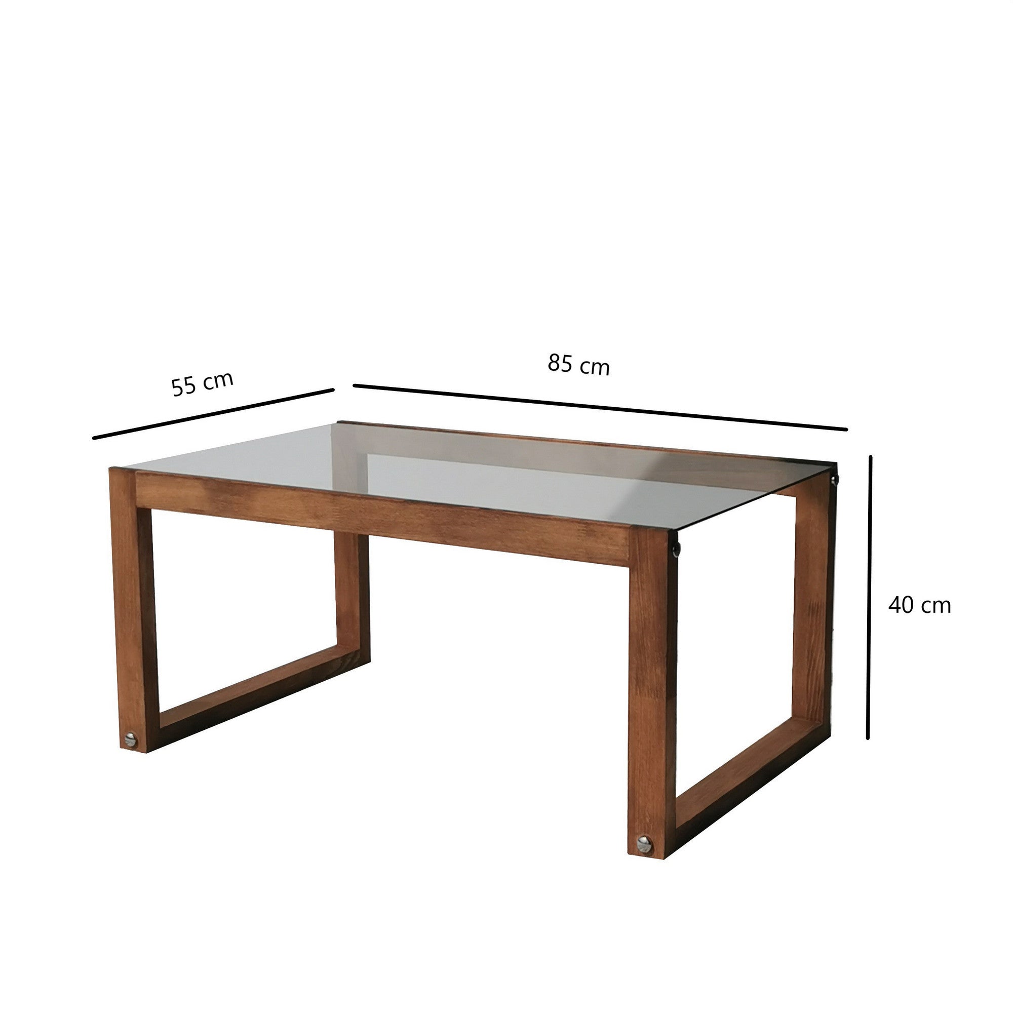 Via - Wooden in Holz präsentiert im Onlineshop von KAQTU Design AG. Beistelltisch ist von Hanah Home