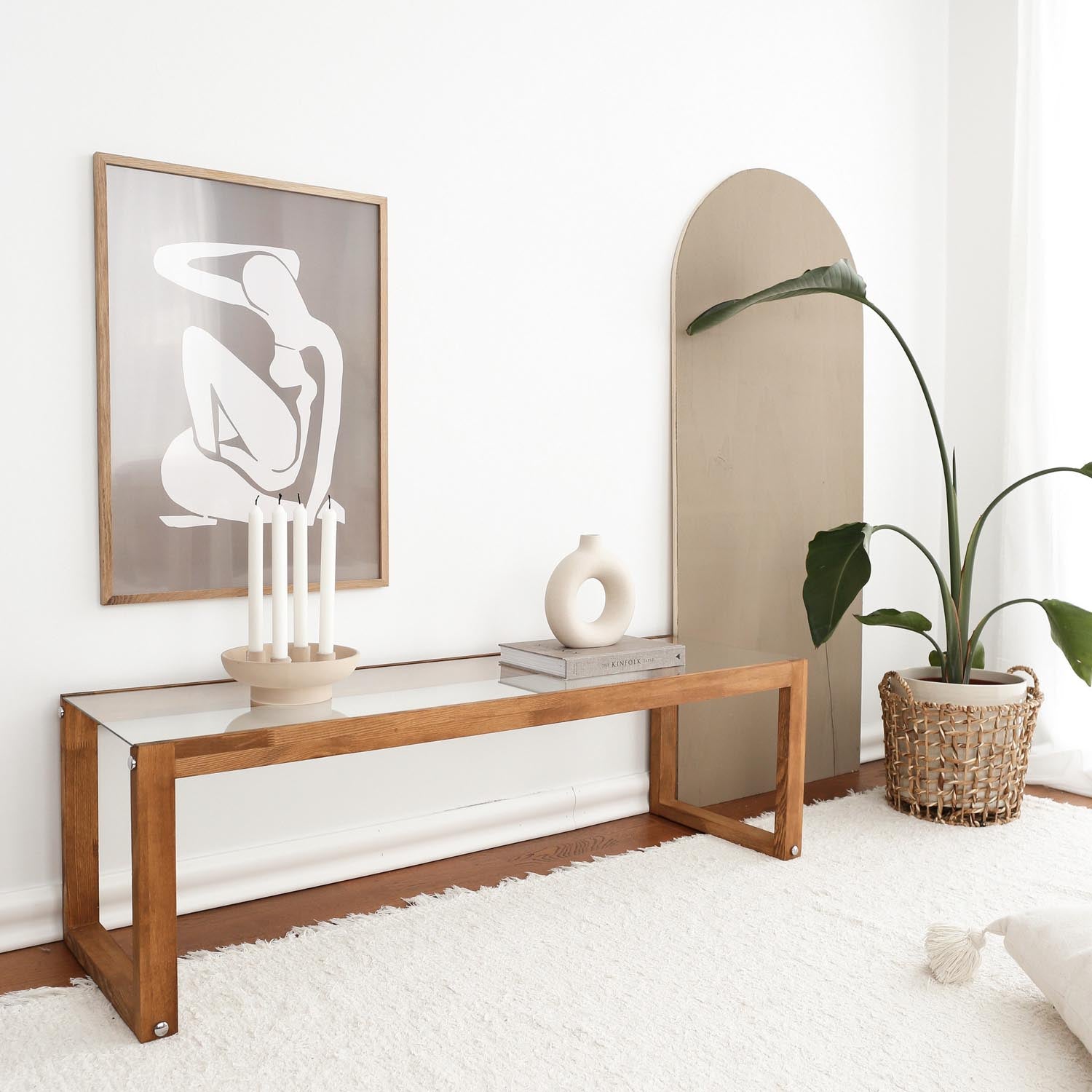 Via - Wooden in Holz präsentiert im Onlineshop von KAQTU Design AG. Sideboard ist von Hanah Home