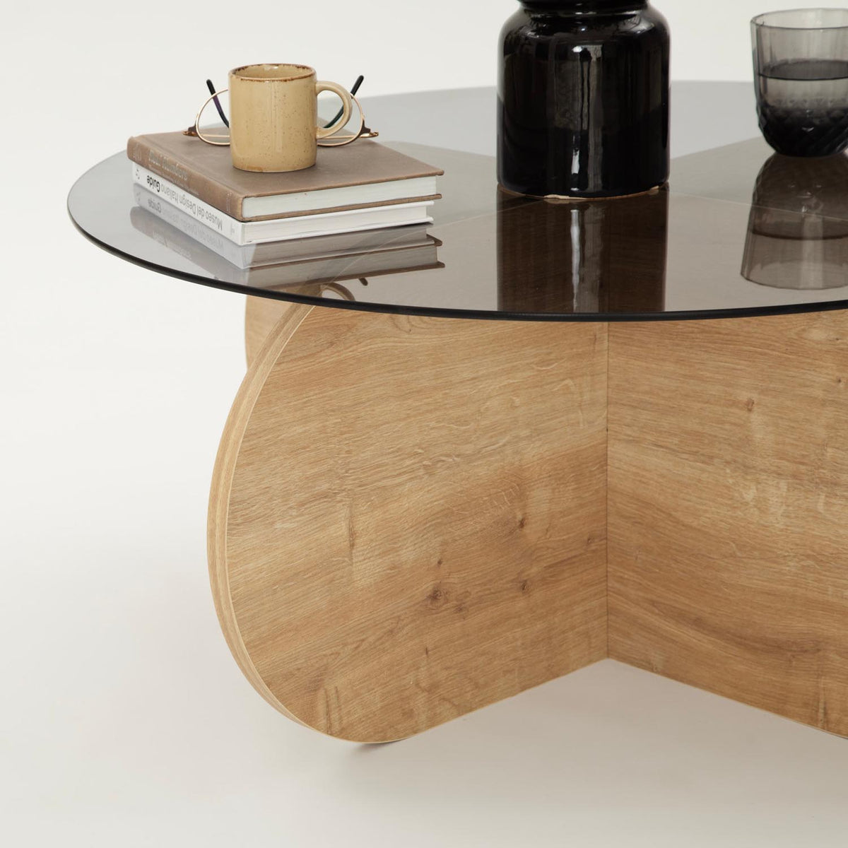 Bubble Sofatisch - Eiche
 Rauch in Eiche / Rauch präsentiert im Onlineshop von KAQTU Design AG. Couchtisch ist von Hanah Home