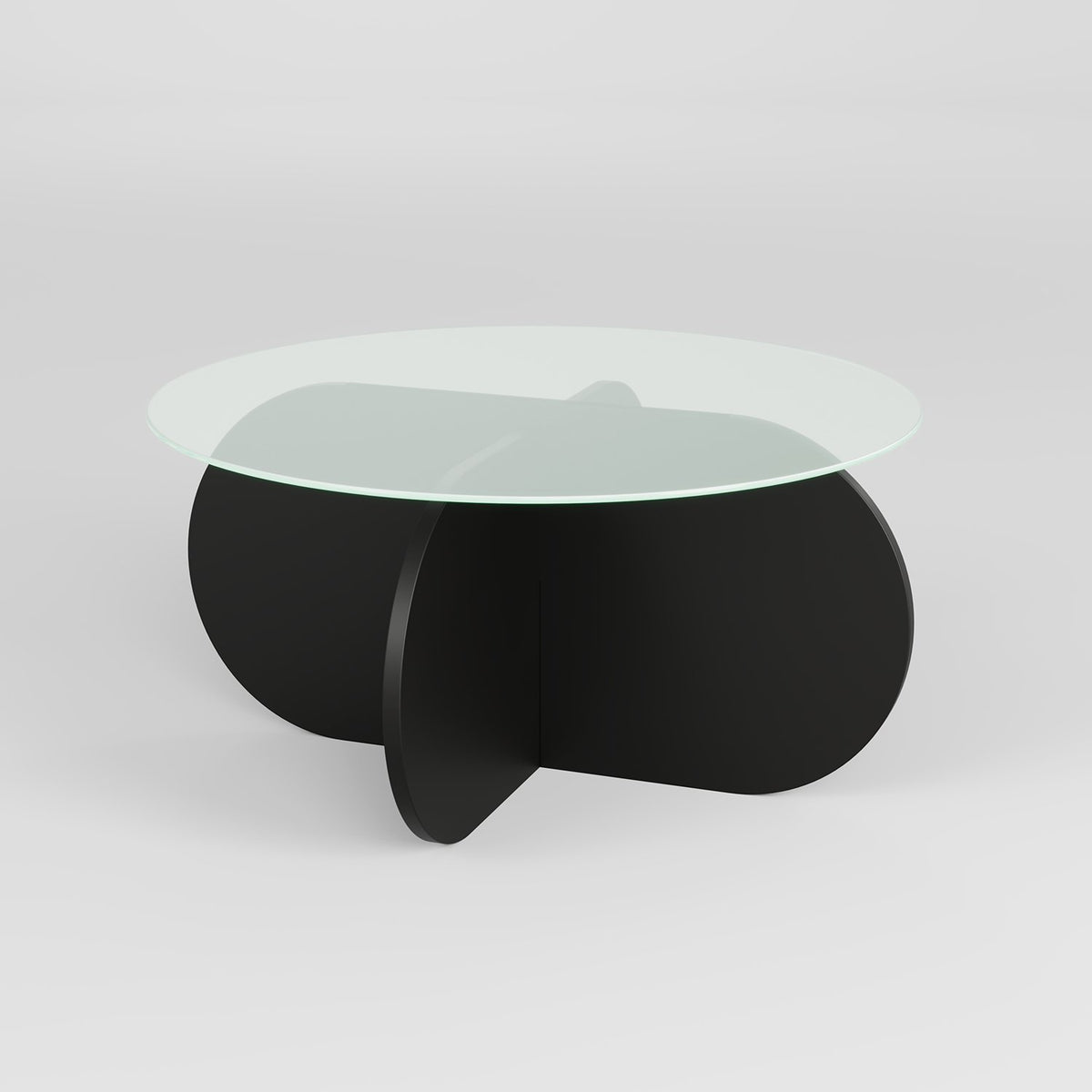 Bubble Sofatisch - Schwarz in Schwarz präsentiert im Onlineshop von KAQTU Design AG. Couchtisch ist von Hanah Home