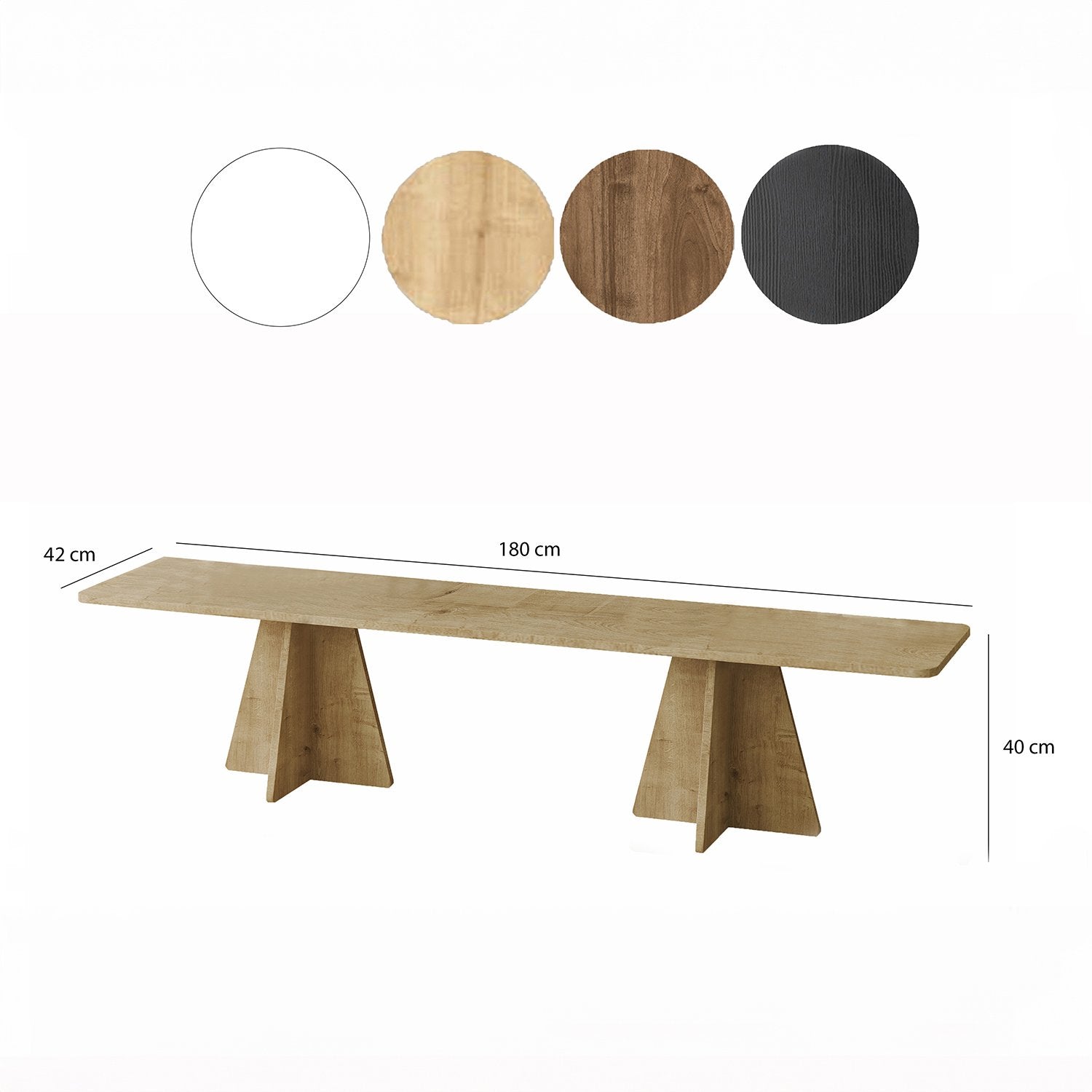 Mushroom - Sapphire Oak in Saphir- Eiche präsentiert im Onlineshop von KAQTU Design AG. Sideboard ist von Hanah Home