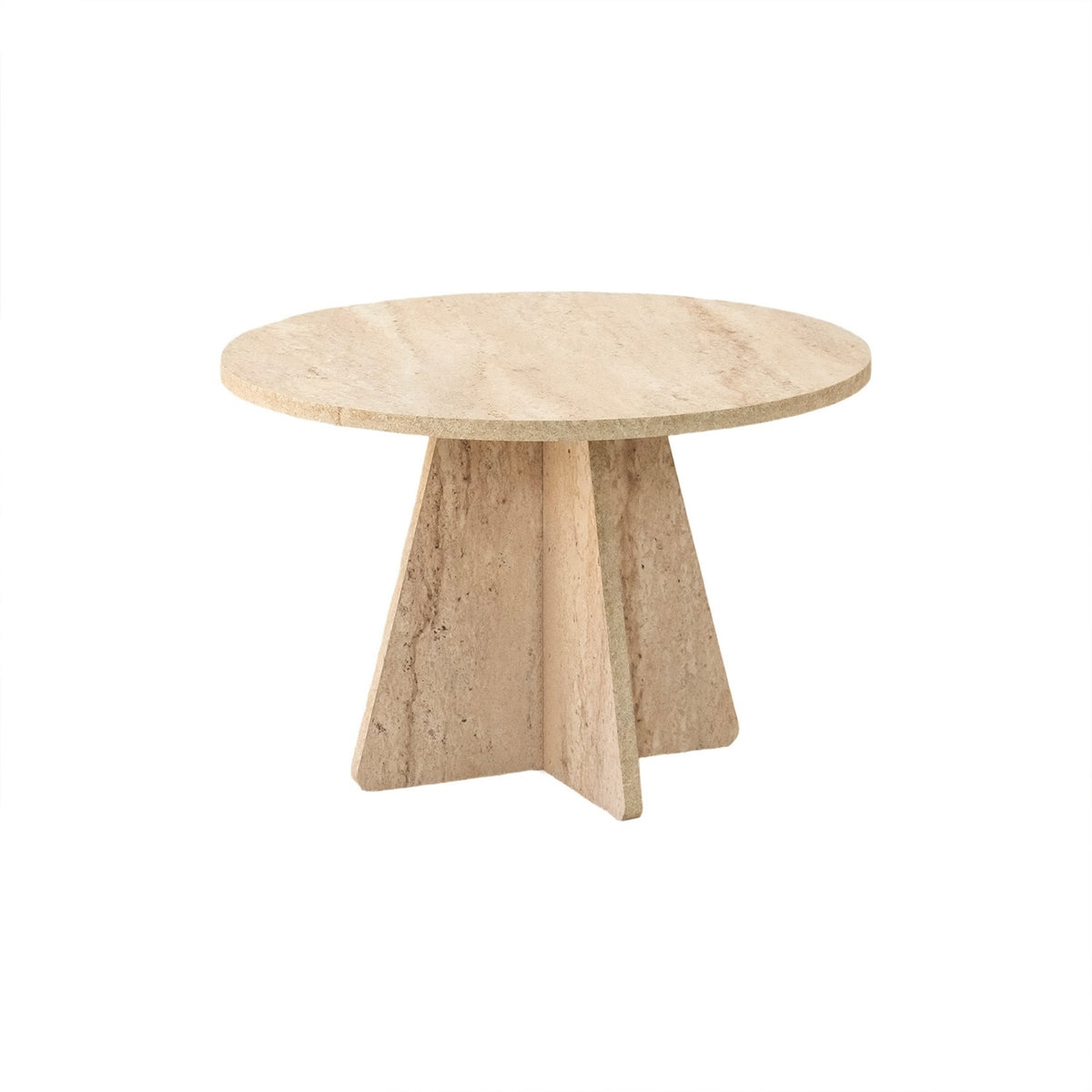 Mushroom Sofatisch - Travertin in Travertin präsentiert im Onlineshop von KAQTU Design AG. Couchtisch ist von Hanah Home