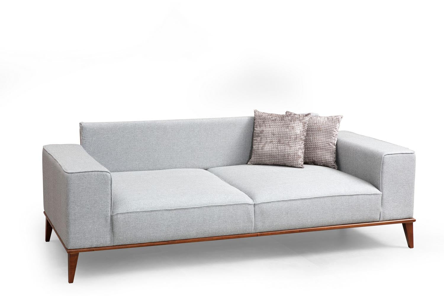 Montana 3 Seater in Grau präsentiert im Onlineshop von KAQTU Design AG. Bettsofa ist von Atelier Del Sofa