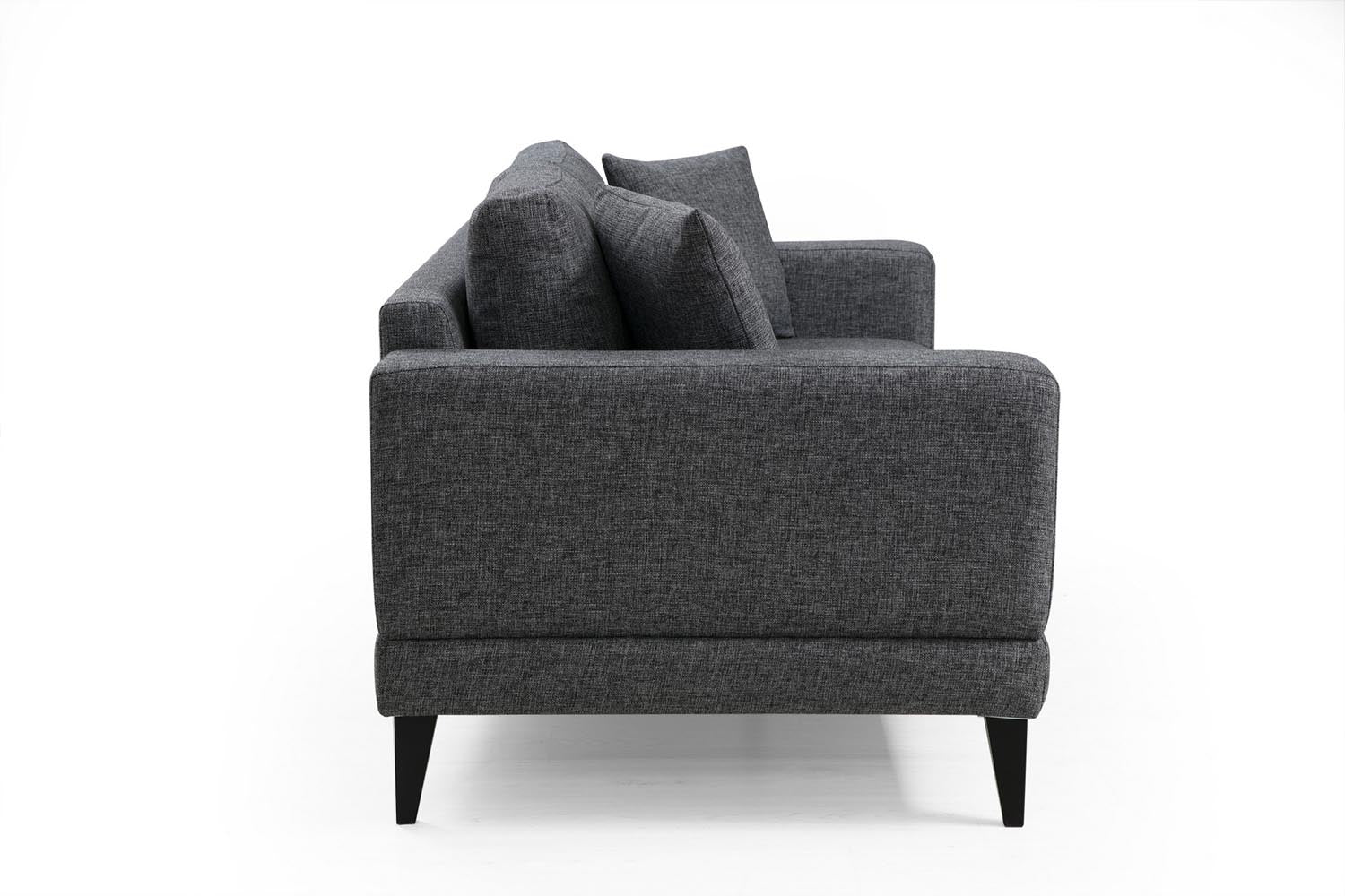 Nordic 2 Seater in Dunkelgrau präsentiert im Onlineshop von KAQTU Design AG. 2er Sofa ist von Atelier Del Sofa