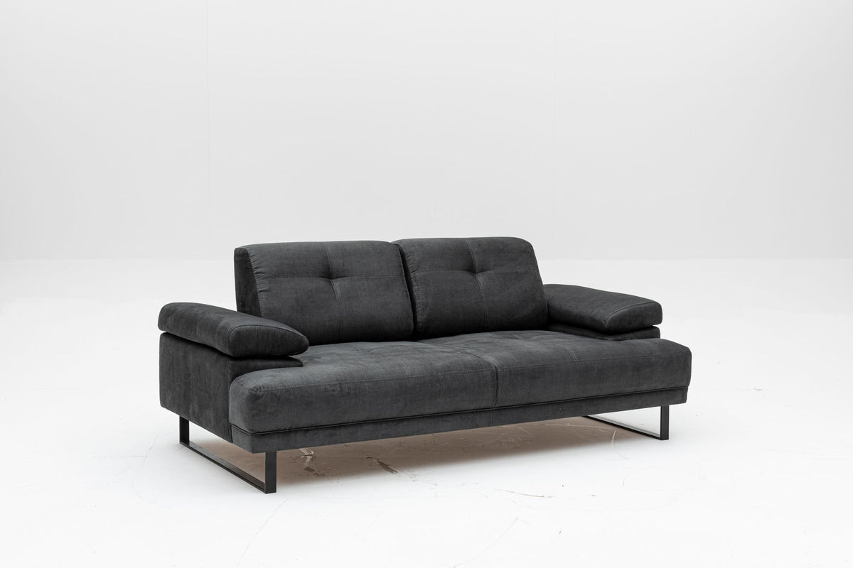 Mustang Bettsofa in Anthrazit präsentiert im Onlineshop von KAQTU Design AG. Sessel ist von Atelier Del Sofa