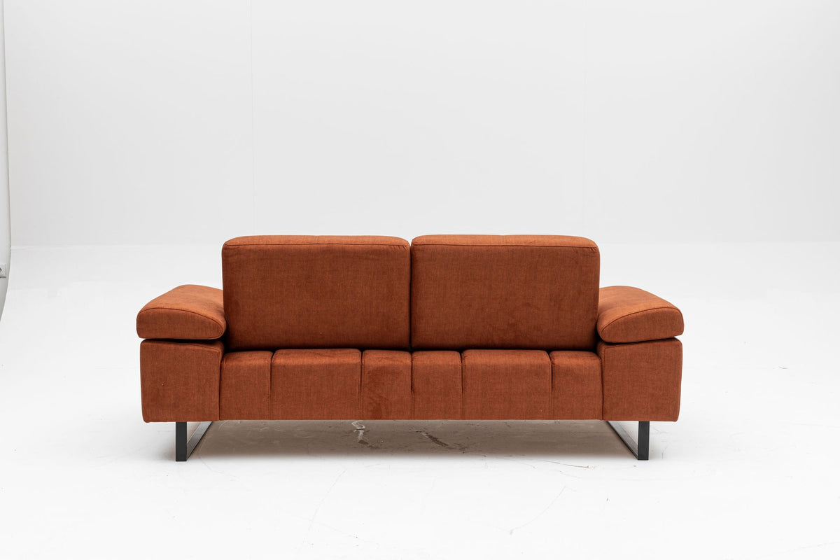 Mustang Bettsofa - Orange in Orange präsentiert im Onlineshop von KAQTU Design AG. Bettsofa ist von Atelier Del Sofa