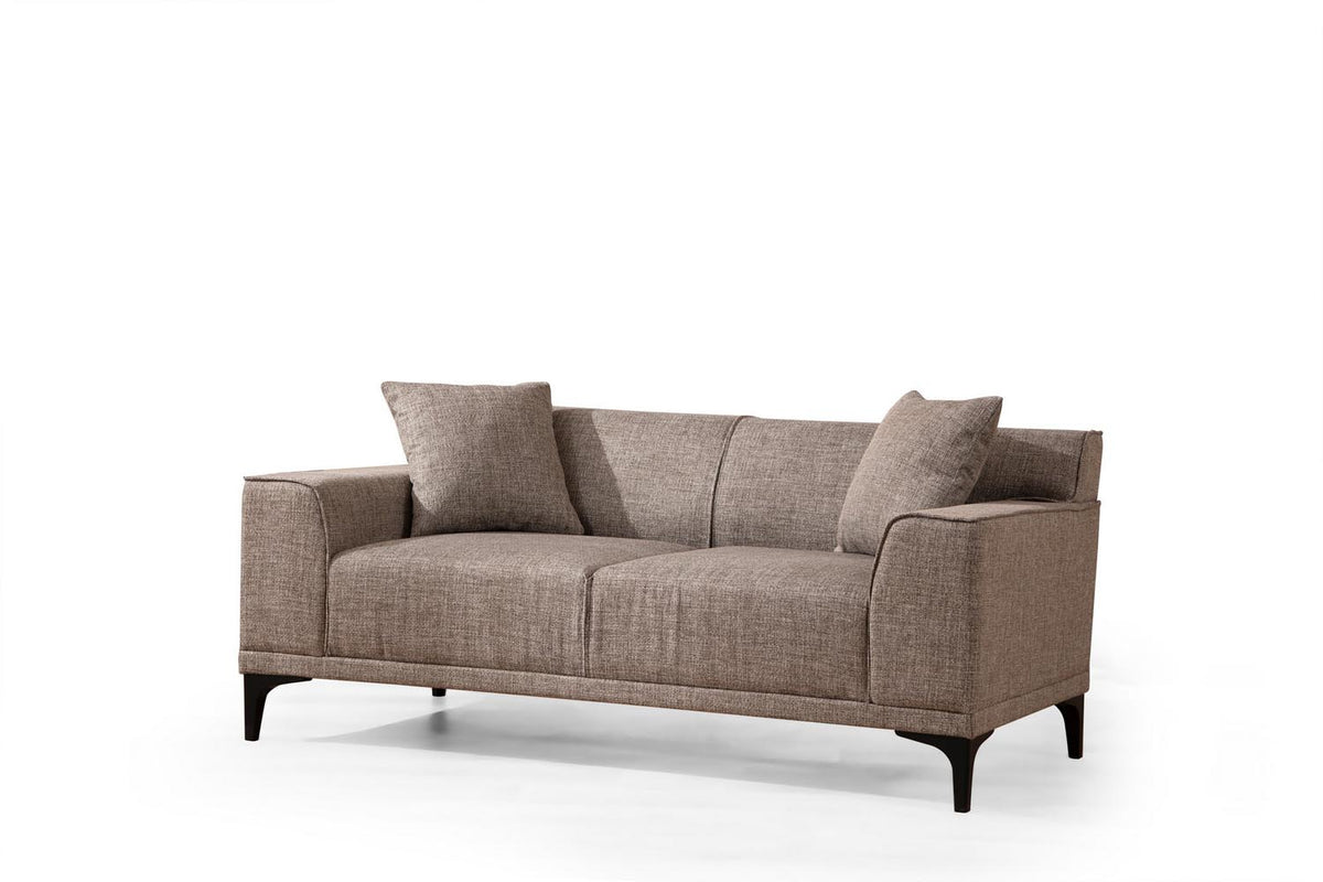 Petra 2 2er Sofa - Reh in Reh präsentiert im Onlineshop von KAQTU Design AG. 2er Sofa ist von Atelier Del Sofa