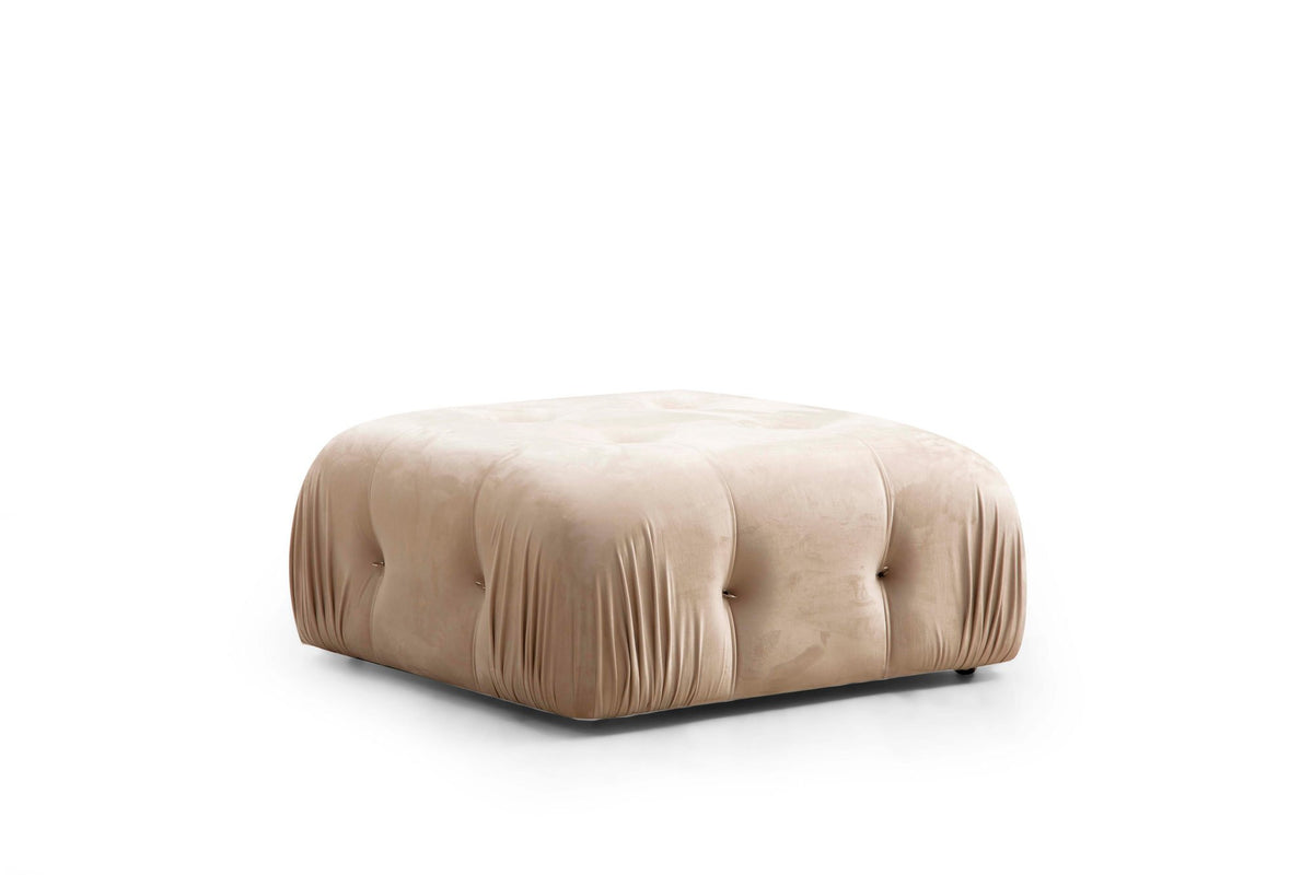 Bubble Corner ( L1 Ecksofa - Sahne in Sahne präsentiert im Onlineshop von KAQTU Design AG. L-Sofa rechts ist von Atelier Del Sofa