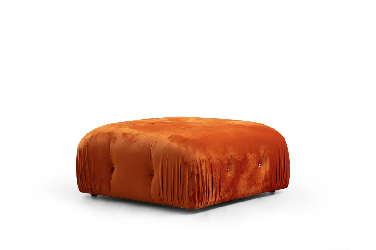 Bubble Corner ( L1 Ecksofa - Orange in Orange präsentiert im Onlineshop von KAQTU Design AG. L-Sofa rechts ist von Atelier Del Sofa