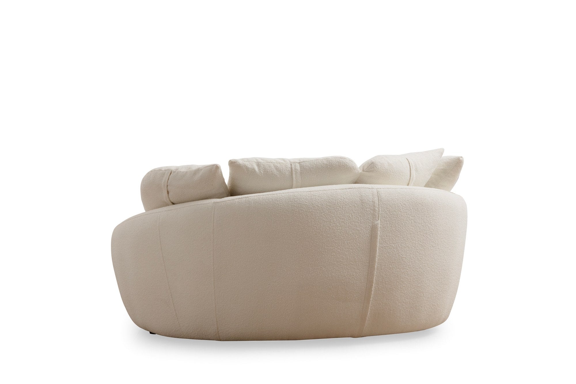 Midye - Love Seat in Sahne präsentiert im Onlineshop von KAQTU Design AG. 2er Sofa ist von Atelier Del Sofa