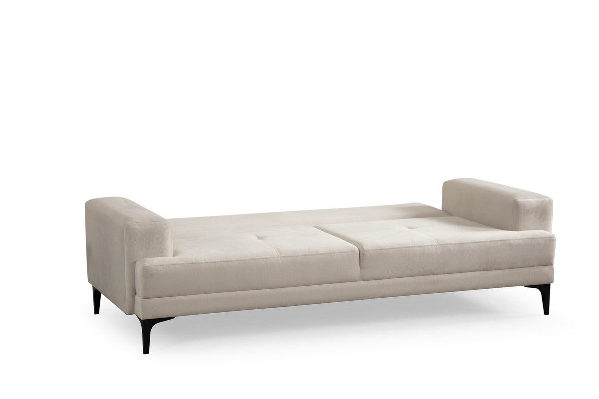 Astana 3 Sitzer Sofa - Ecru in Ecru präsentiert im Onlineshop von KAQTU Design AG. 3er Sofa ist von Atelier Del Sofa