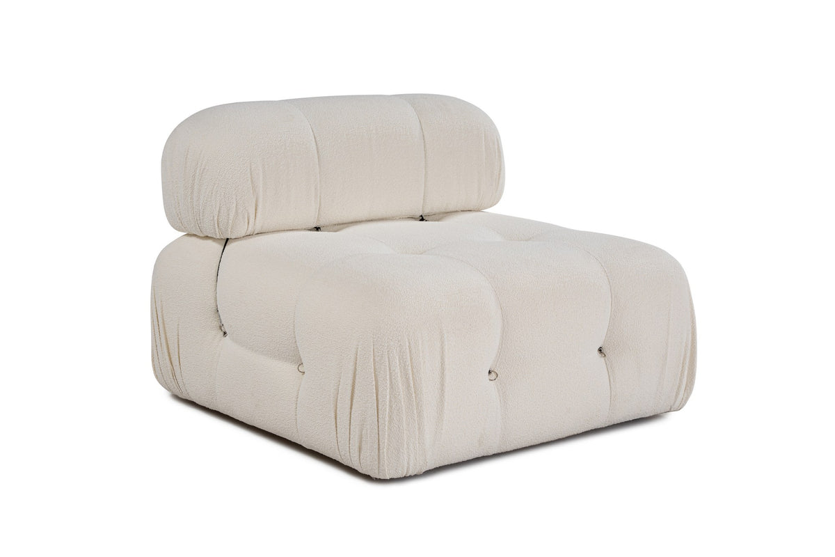 Bubble O1 Modulares Sofa - Weiss in Weiss präsentiert im Onlineshop von KAQTU Design AG. Modulares Sofa ist von Atelier Del Sofa