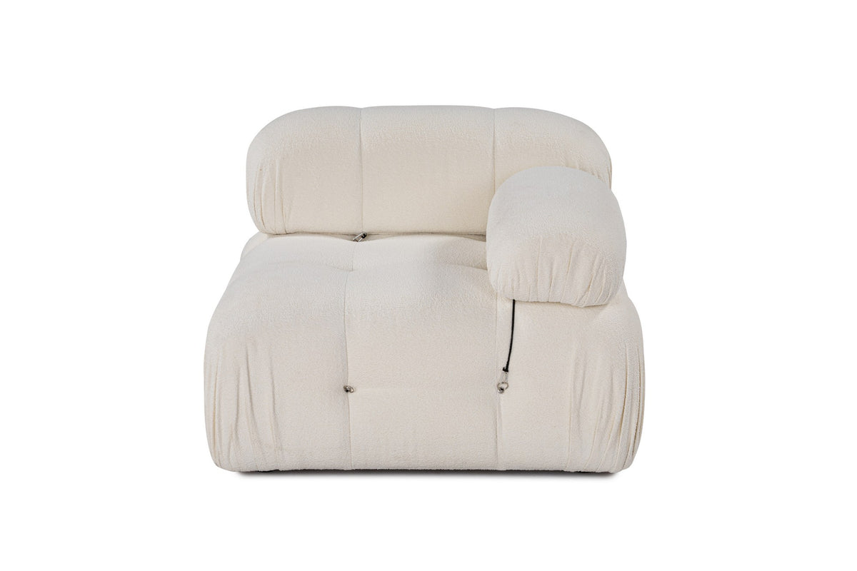 Bubble 1R Modulares Sofa - Weiss in Weiss präsentiert im Onlineshop von KAQTU Design AG. Modulares Sofa ist von Atelier Del Sofa