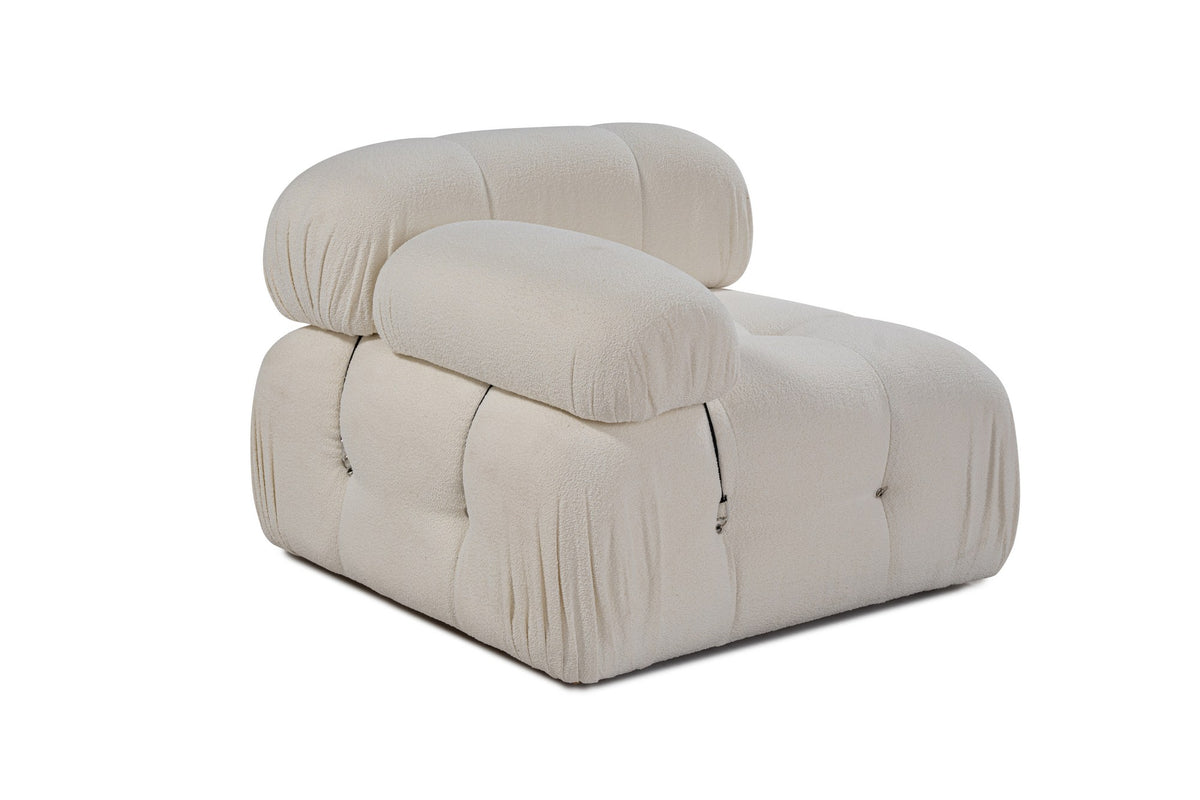 Bubble L1 Modulares Sofa - Weiss in Weiss präsentiert im Onlineshop von KAQTU Design AG. Modulares Sofa ist von Atelier Del Sofa