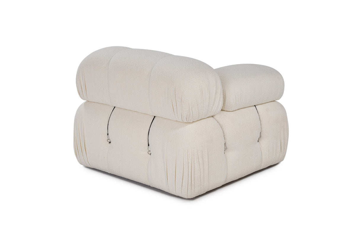 Bubble L1 Modulares Sofa - Weiss in Weiss präsentiert im Onlineshop von KAQTU Design AG. Modulares Sofa ist von Atelier Del Sofa