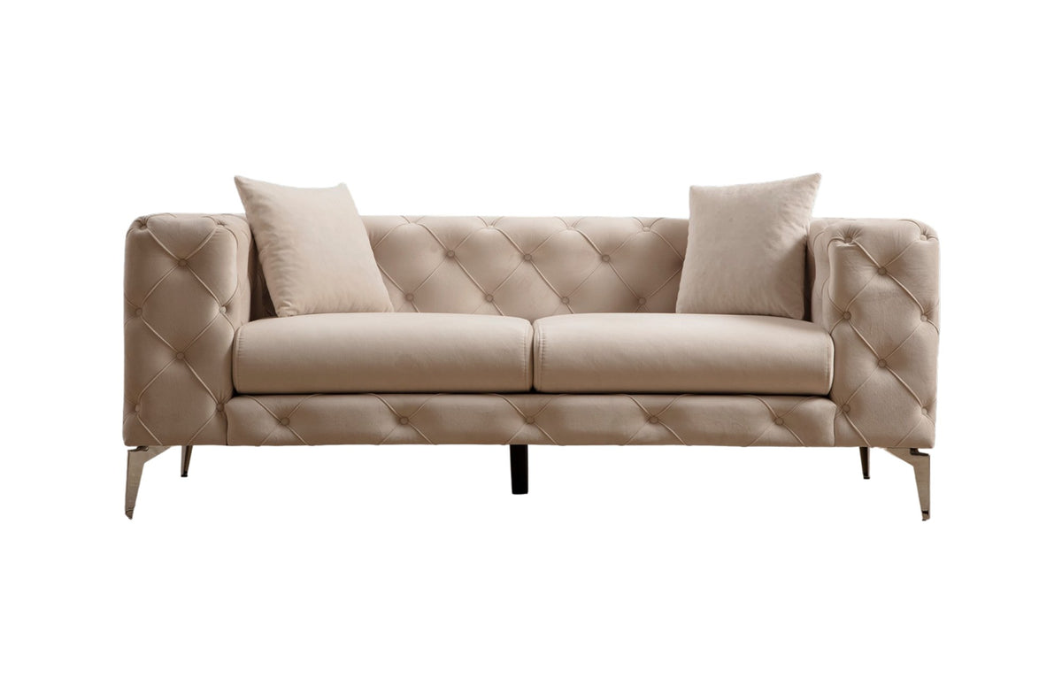 Como - Ecru in Ecru präsentiert im Onlineshop von KAQTU Design AG. 3er Sofa ist von Atelier Del Sofa