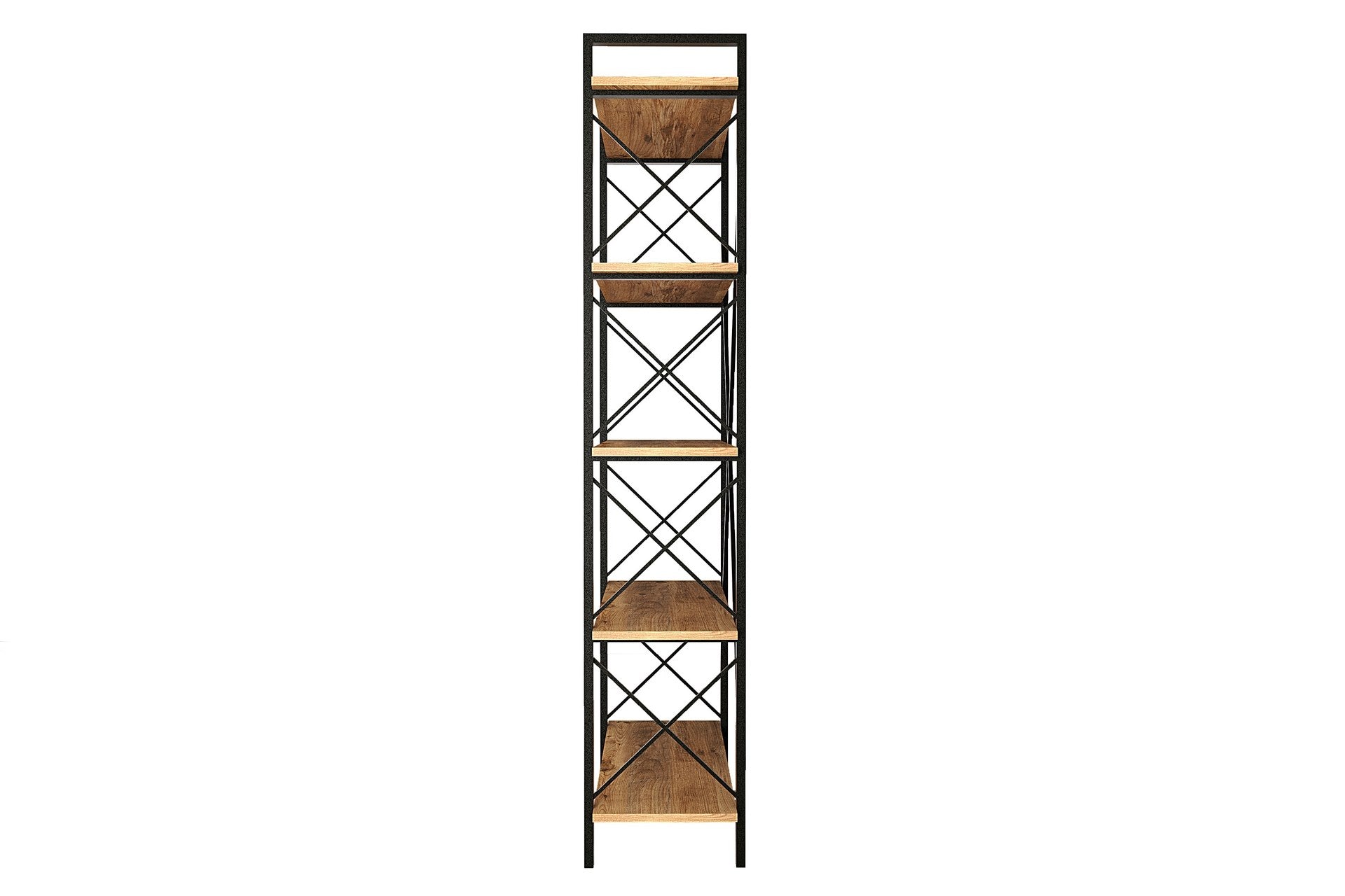 Nero Elit in Atlantische Kiefer Schwarz präsentiert im Onlineshop von KAQTU Design AG. Bücherregal ist von Hanah Home