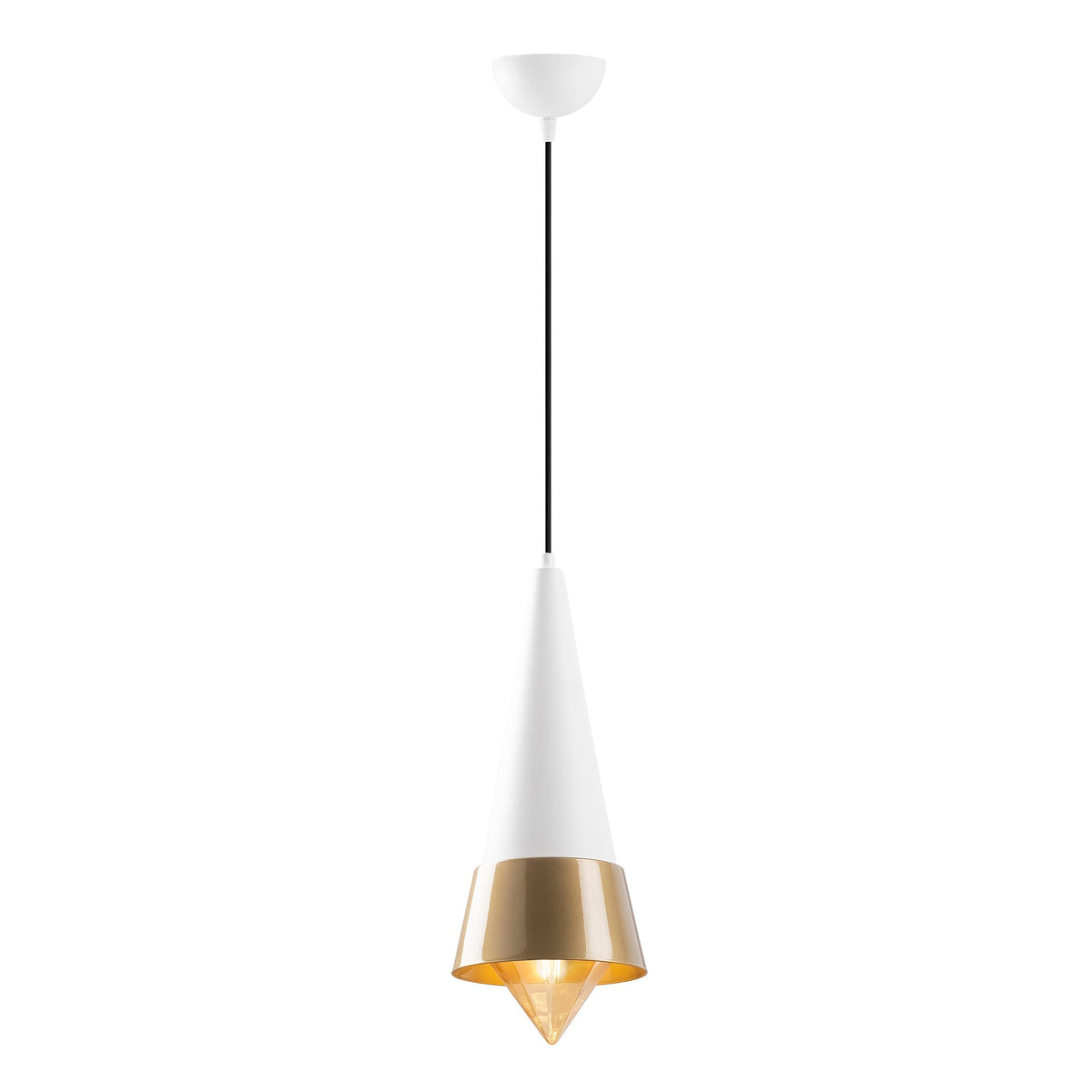 Dodo Pendellampe - Weisses Gold in Weisses Gold präsentiert im Onlineshop von KAQTU Design AG. Pendelleuchte ist von Opviq