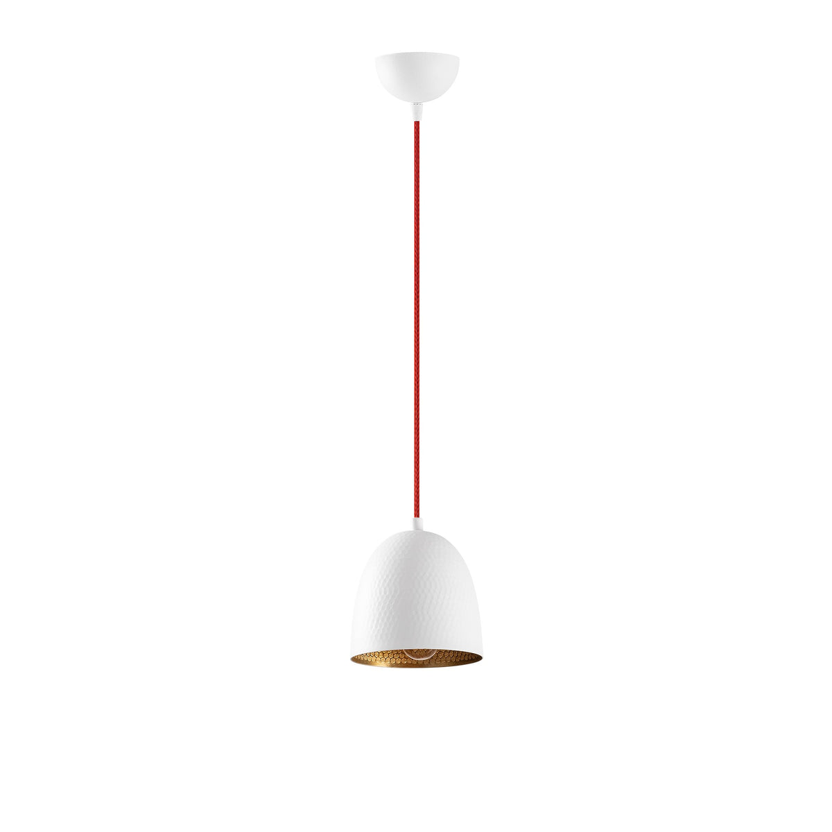 Tattoo Pendellampe - Weiss Rot in Weiss Rot präsentiert im Onlineshop von KAQTU Design AG. Pendelleuchte ist von Opviq