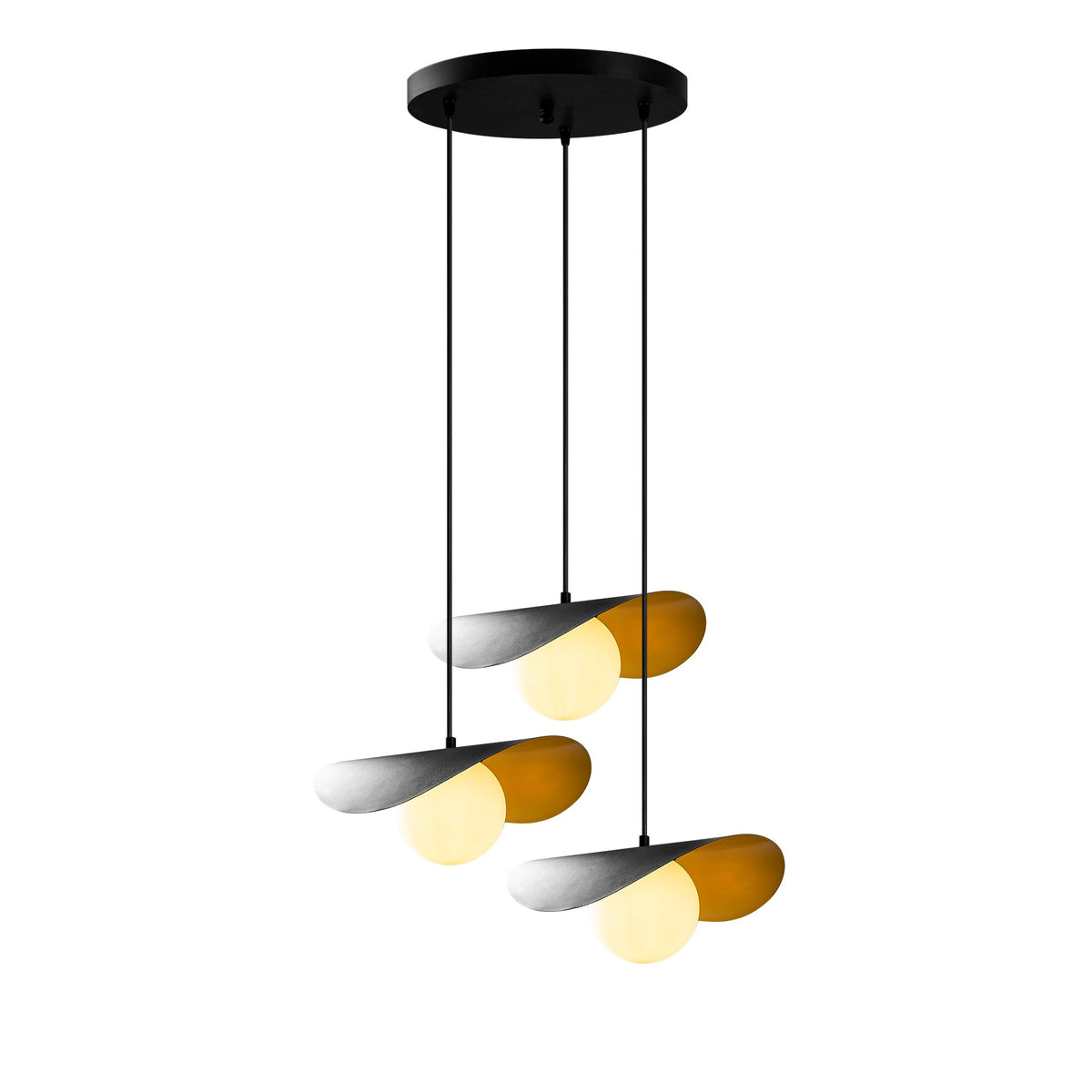 Vatoz Pendellampe - Schwarz in Schwarz präsentiert im Onlineshop von KAQTU Design AG. Pendelleuchte ist von Opviq
