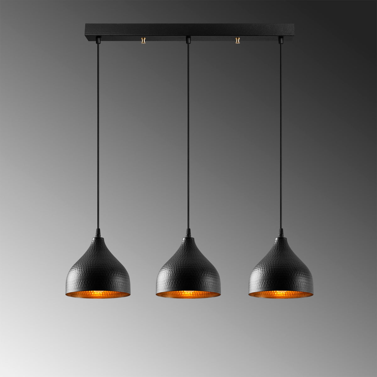 Tattoo Pendellampe - Schwarz in Schwarz präsentiert im Onlineshop von KAQTU Design AG. Pendelleuchte ist von Opviq