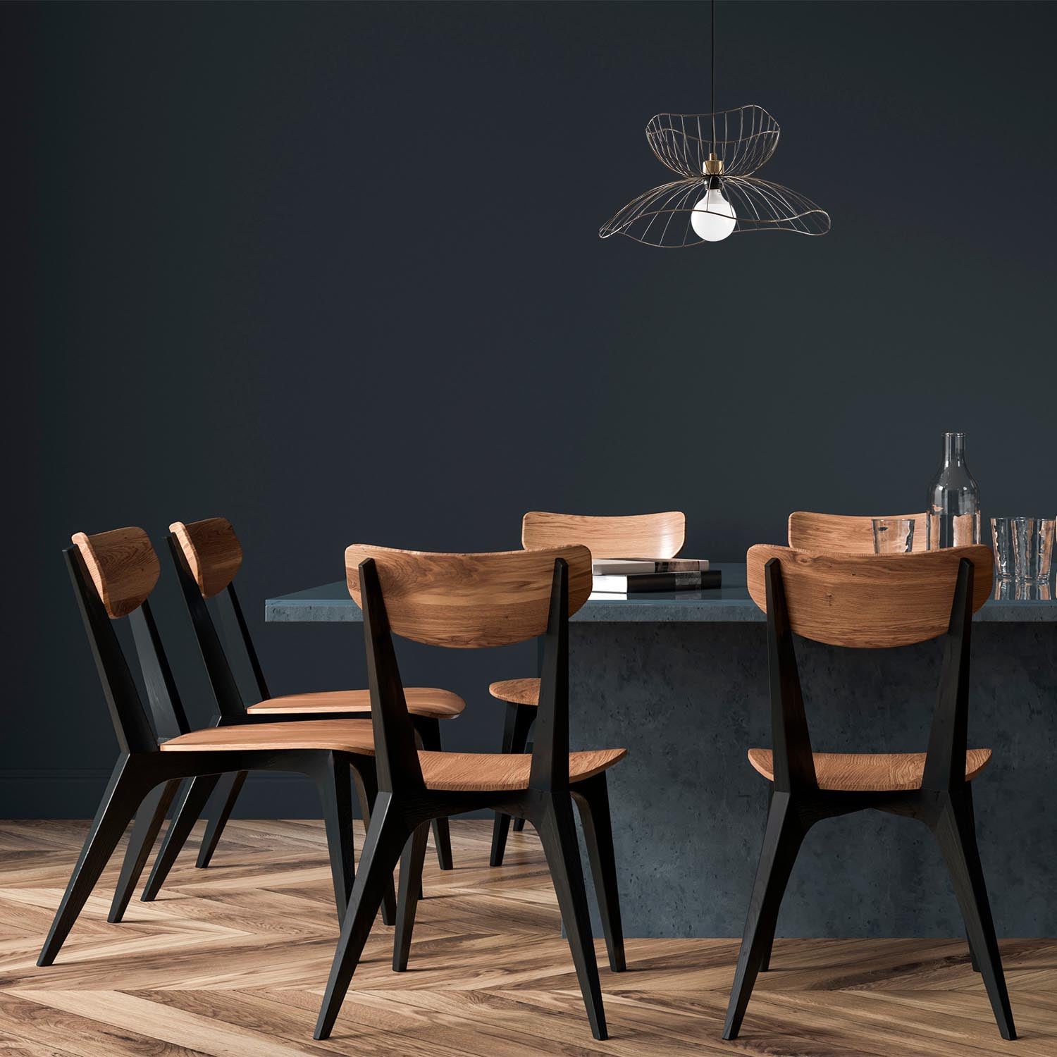 Farac - 6391 in Vintage präsentiert im Onlineshop von KAQTU Design AG. Pendelleuchte ist von Opviq