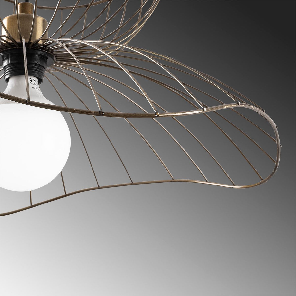 Farac Pendellampe - Vintage in Vintage präsentiert im Onlineshop von KAQTU Design AG. Pendelleuchte ist von Opviq