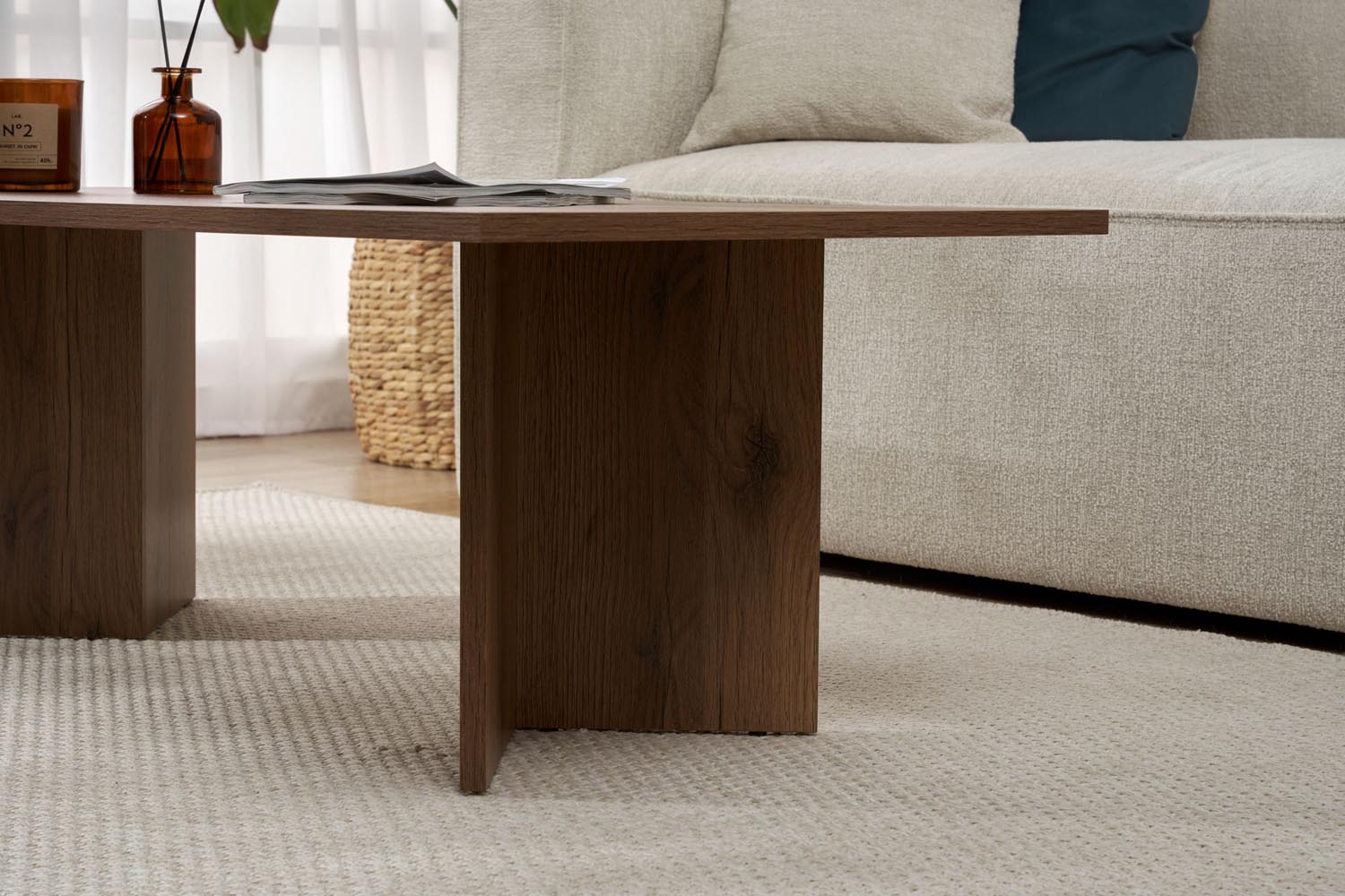 Sabin - VNT Walnut in Walnuss präsentiert im Onlineshop von KAQTU Design AG. Beistelltisch ist von Nordure