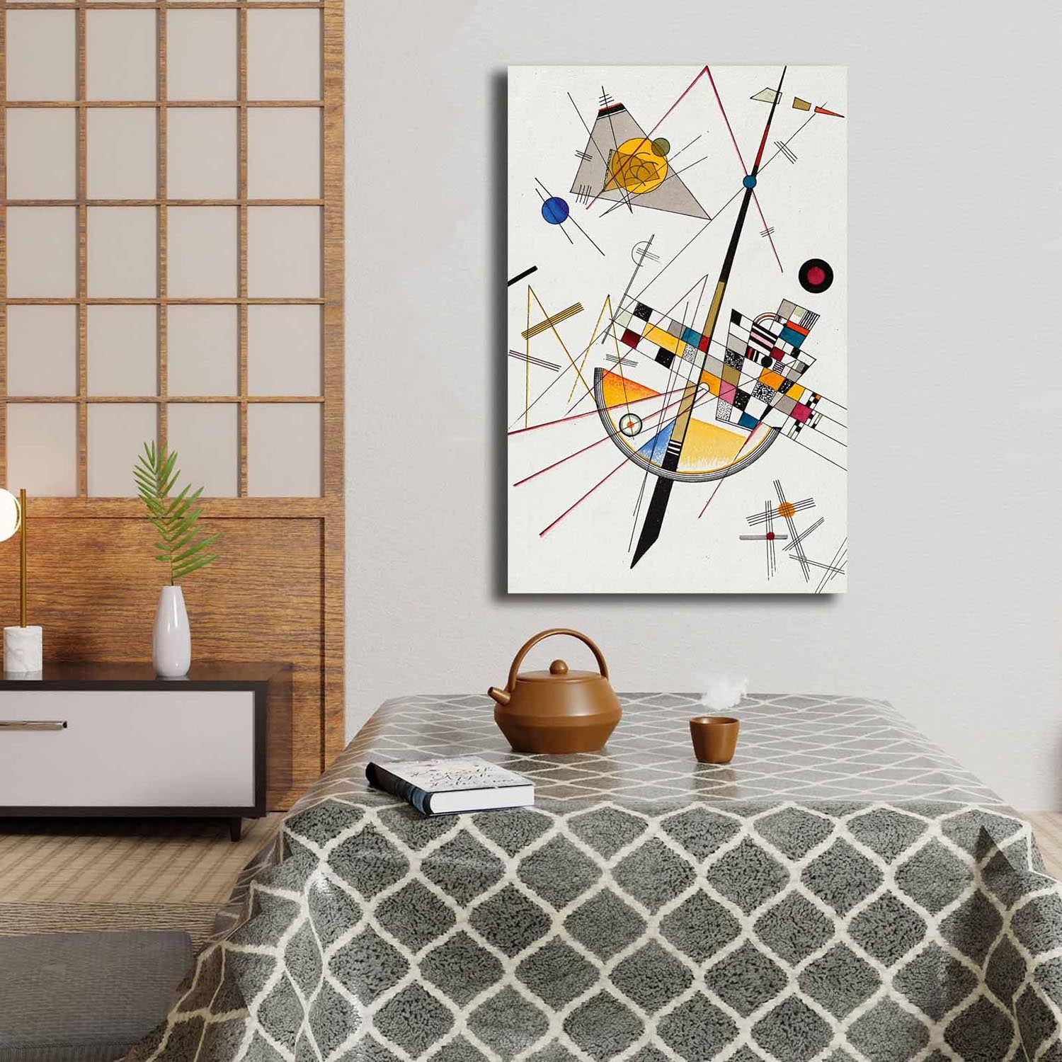 4570KANDINSKY034 in Mehrfarbig präsentiert im Onlineshop von KAQTU Design AG. Bild ist von Wallity