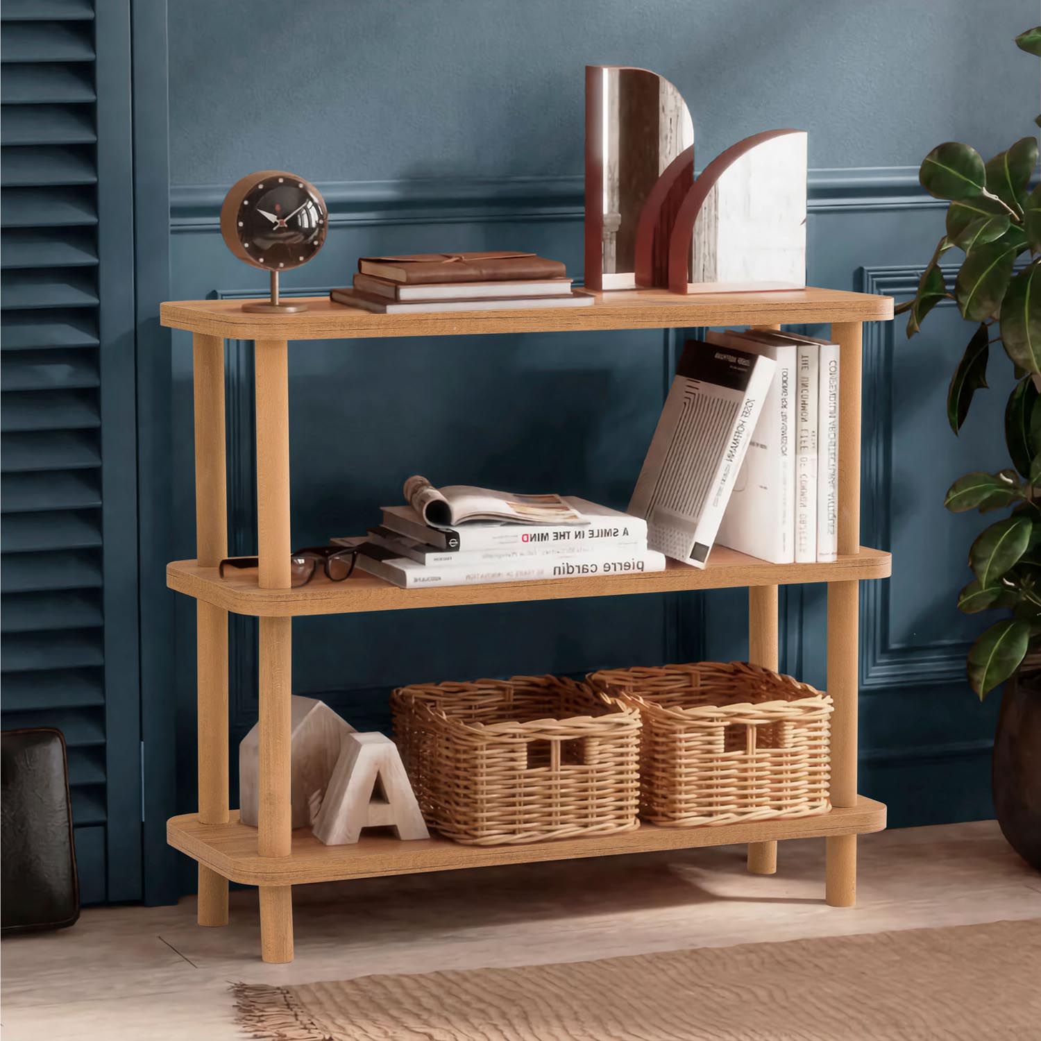 Step in Atlantische Kiefer präsentiert im Onlineshop von KAQTU Design AG. Bücherregal ist von Hanah Home