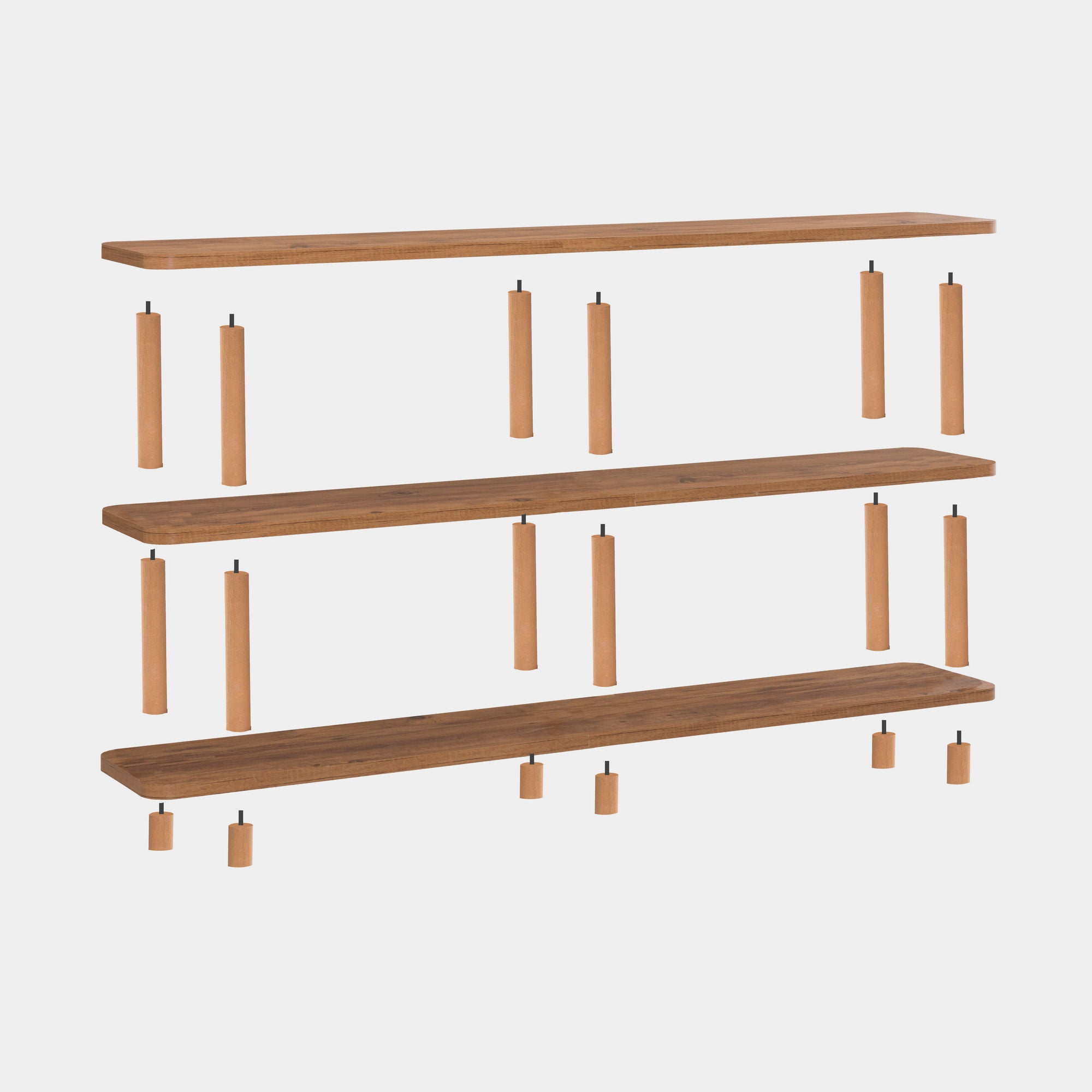 Zen in Atlantische Kiefer präsentiert im Onlineshop von KAQTU Design AG. Bücherregal ist von Hanah Home