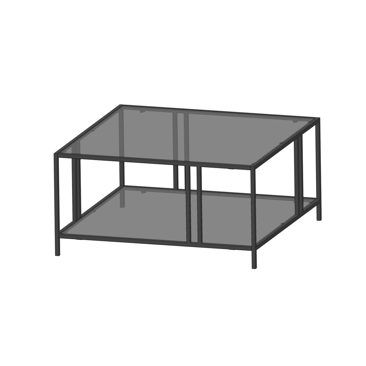 Uranüs Sofatisch - Schwarz in Schwarz präsentiert im Onlineshop von KAQTU Design AG. Couchtisch ist von Hanah Home