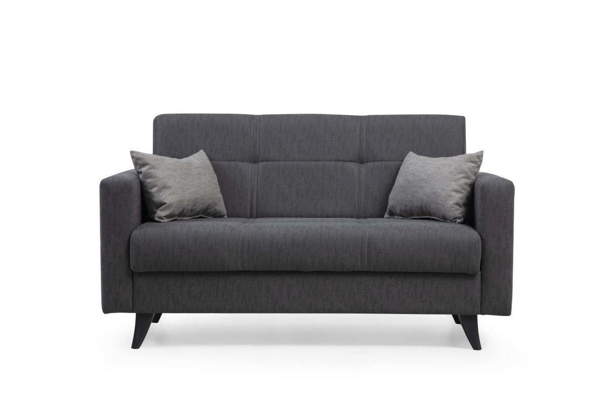 Polya Bettsofa - Dunkelgrau in Dunkelgrau präsentiert im Onlineshop von KAQTU Design AG. Bettsofa ist von Atelier Del Sofa