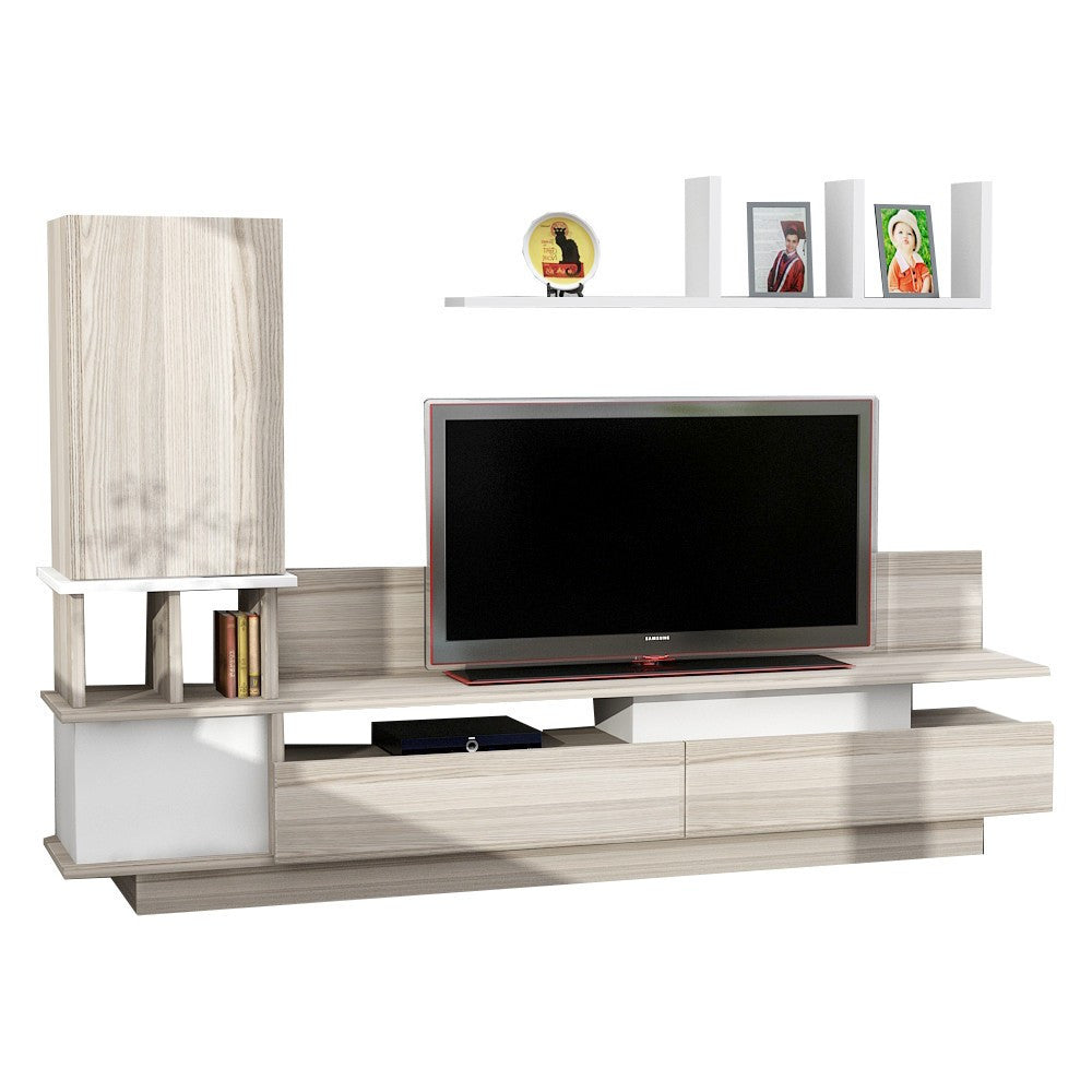 Como - White, Cordoba in Weiss
 Cordoba präsentiert im Onlineshop von KAQTU Design AG. TV-Möbel ist von Hanah Home