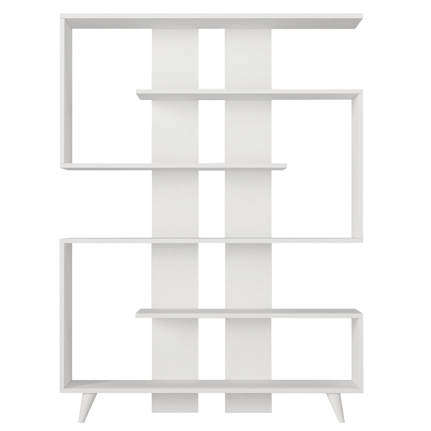 Rain - White in Weiss präsentiert im Onlineshop von KAQTU Design AG. Bücherregal ist von Hanah Home